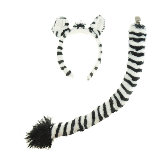 Glamour Girlz Cute Plush Faux Fur Fancy Dress Up Party Role School Play Cosplay Costume Christmas Halloween Deely Deeley Bopper Animal Headband Hairband Hair Alice Band Ears & Tail Set