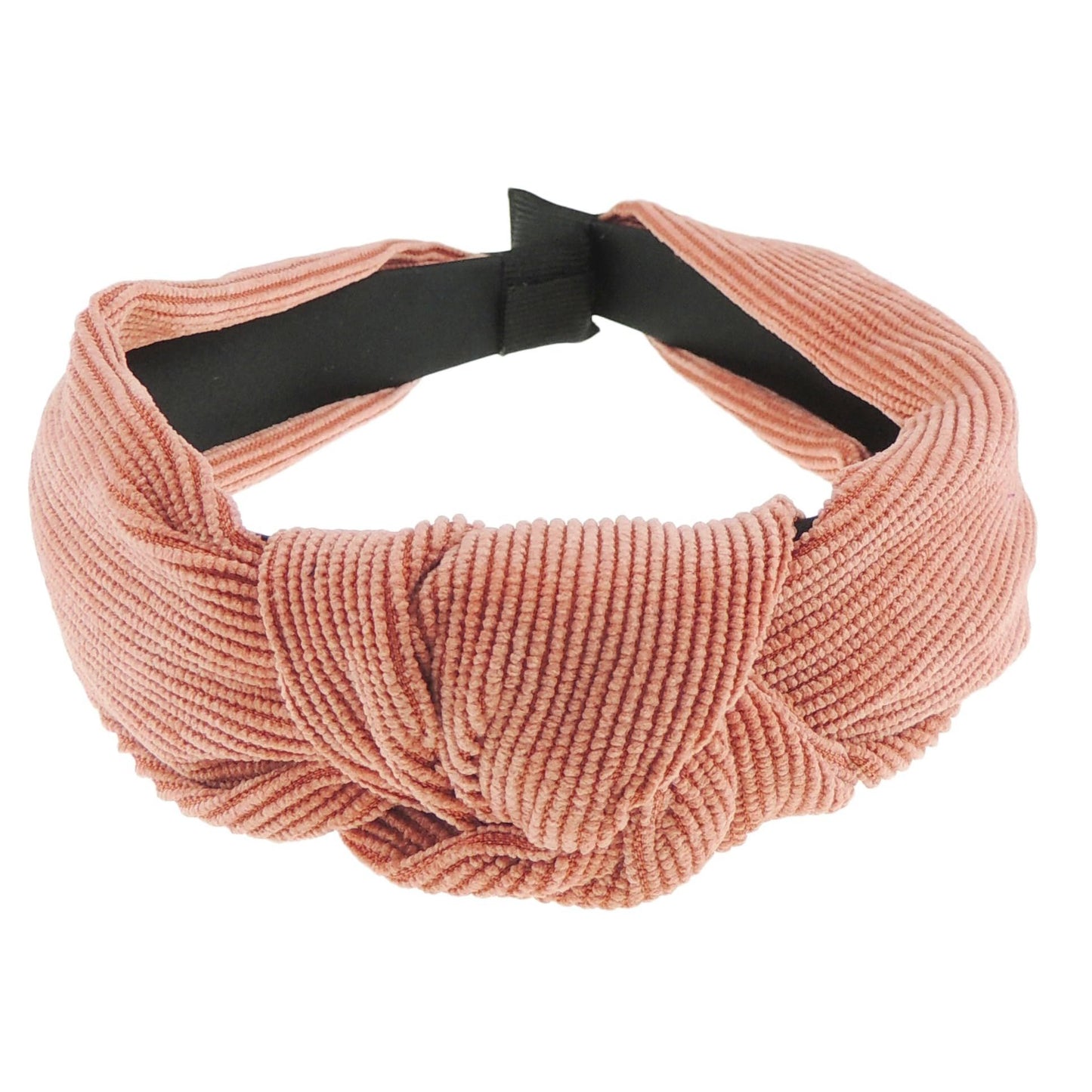 Fancy Womens Girls Wide Top Knot Knotted Winter Evening Corduroy Velvet Soft Fabric Headband Alice Band Hair Band Accessories Wedding Bridal Party Christmas Birthday Colour (Grey)