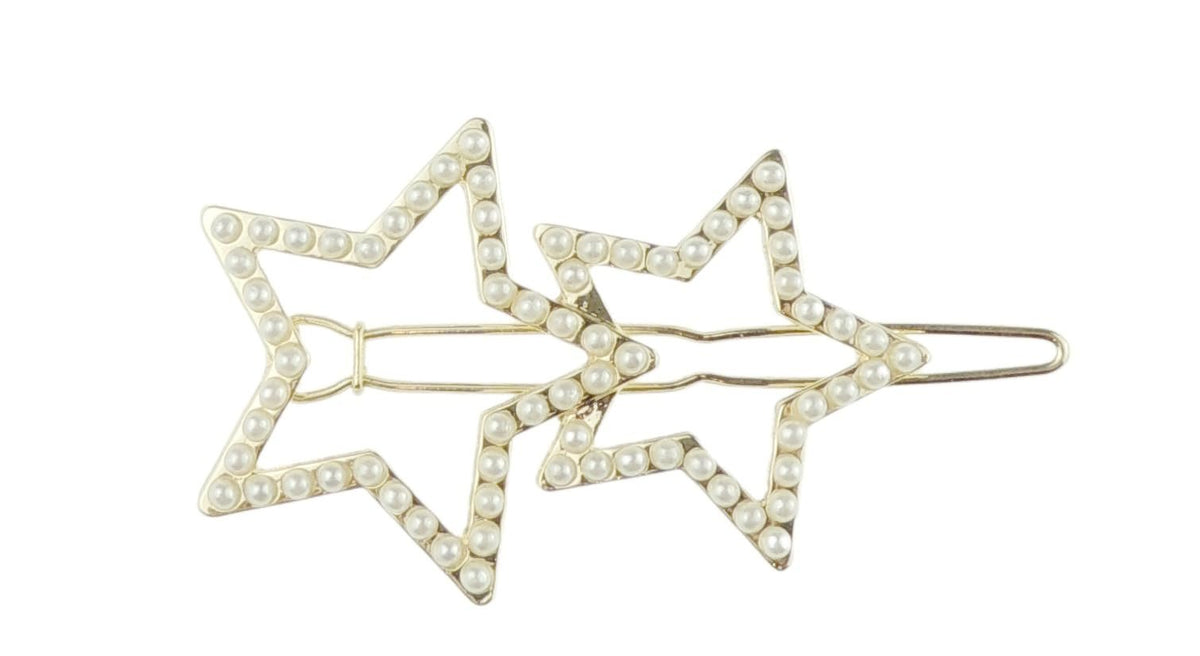 Ladies Sparkly MIni Pearls Star Diamante Rhinestone Womens Girls Party Christmas Bridal Wedding Accessories Hairpin Hair Clip Grip Bobby Pin Clip Slide