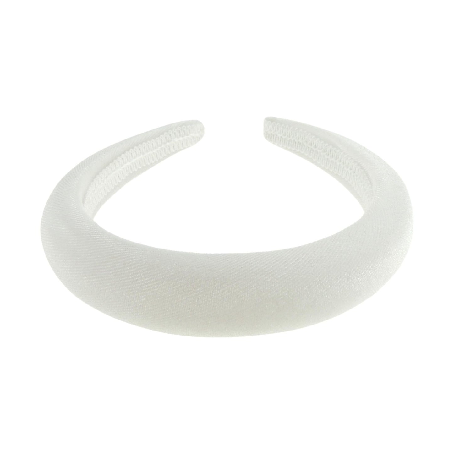 Womens Luxury Bump Padded Puffy Velvet Headband Winter Evening Wedding Party Birthday Bridal Christmas Birthday Bridesmaid Alice Band Hair Accessories Hairband, Gift Idea