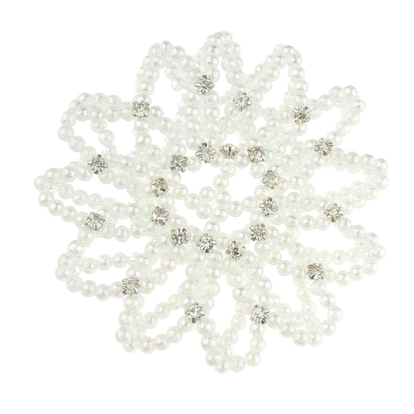 Womens Kids Children Girls Dance Ballerina Recital Ballet Crystal Rhinestone Diamante Princess Ballet Recital Dance Hair Jewelery Accessories Bun Snood Net Holder Faux Pearl