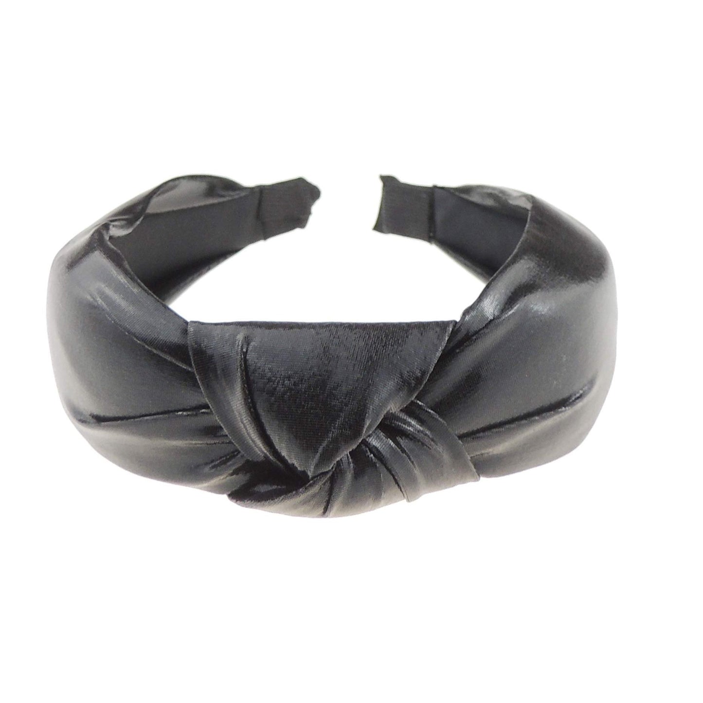 Girls Ladies Evening Top Knot Draped Headband Alice Band Metallic