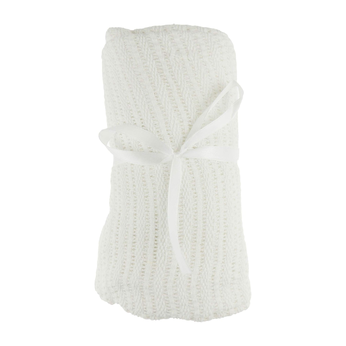 Glamour Girlz Baby Girls Boys Newborn Essentials Gifts Kids Infants Soft Lightweight Fleece Soft Cotton Plush Blanket Wrap Swaddle Crib, Cot Bed, Pram, Car Seat, Moses Basket White