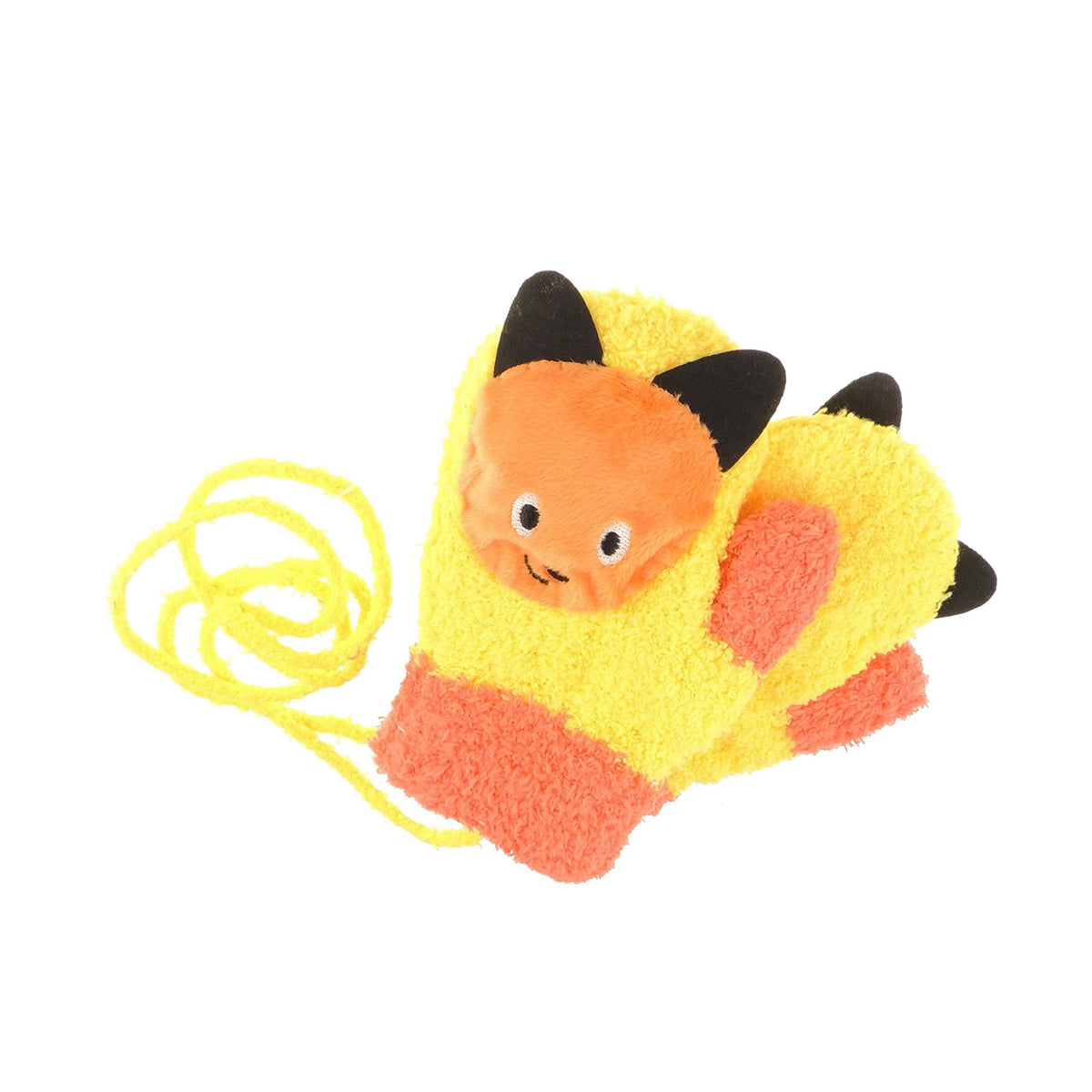 Soft Baby Girls Boys Kids Toddler Children Babies Knit Fleece Thermal Warm Winter Outdoor Chain String Gloves Soft Feather Animal Mitts Mittens 1 2 Years (