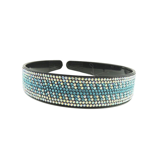 Extra Sparkly Womens Diamante Rhinestone Silver Crystal Wedding Formal Occasion Bridesmaid Christmas Birthday Pageant Evening Bridal Party Alice Band Headwear Hairband Headband