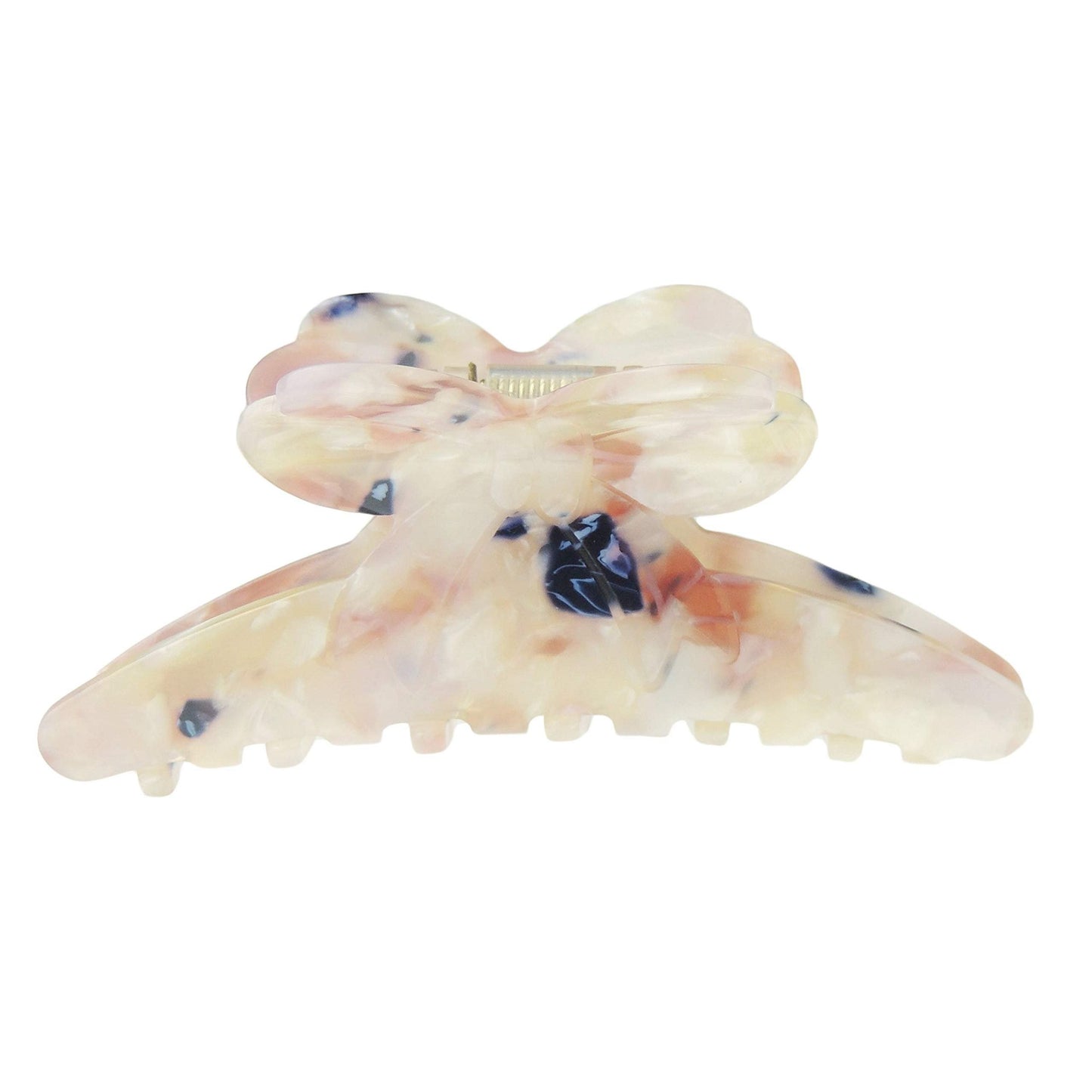 Womens Girls Crystal Rhinestone Luxury Diamante Bulldog Wave Jaw Clip Octopus Clamp Grip Bridal Wedding Party Birthday Christmas Summer Styling Short Long Hair Bow Marbled Pastels