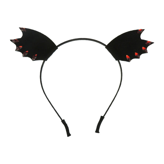 Adult Womens Mens Fancy Dress Up Party Role School Play Costume Hen Do Halloween Deely Deeley Bopper Animal Headband Hairband Hair Alice Band Goth Steampunk Black Red Diamante Devil Horns Bat Ears