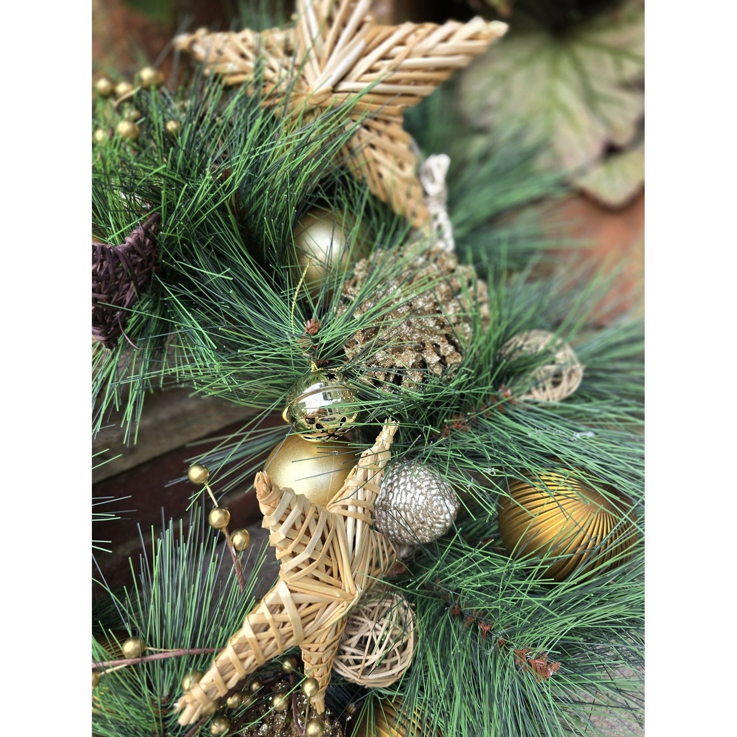 Traditional Wreath, Farmhouse Wreath, Green Wreath, Luxury Christmas Wreath, Christmas Decor, Christmas Decoration, Home Decor, Door Wreath