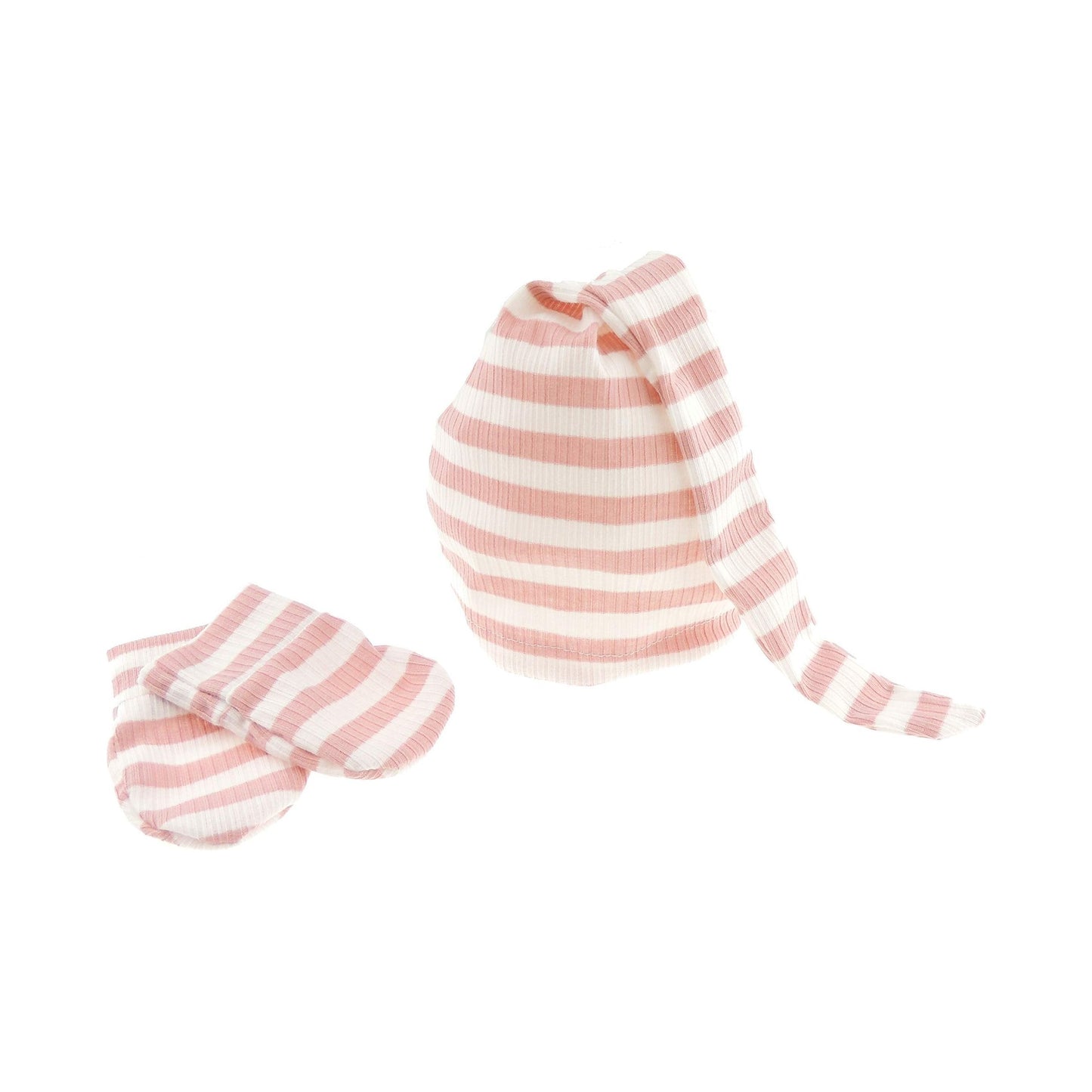 Cute Baby Girls Kids Babies Infants Newborn 100% Cotton Plain Shower Essentials Accessories Beanie Summer Sleep Pram Knotted Hospital Cap Hat Scratch Mittens Mitts Gloves 0-3 Months (White Mint)