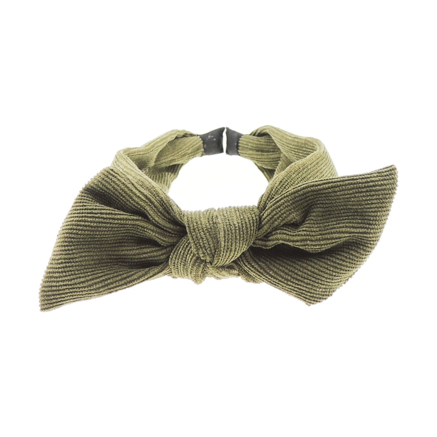 Womens Girls WideBow Knotted Winter Evening Corduroy Velvet Soft Fabric Headband Alice Band Hair Band Accessories Wedding Bridal Party Christmas Birthday
