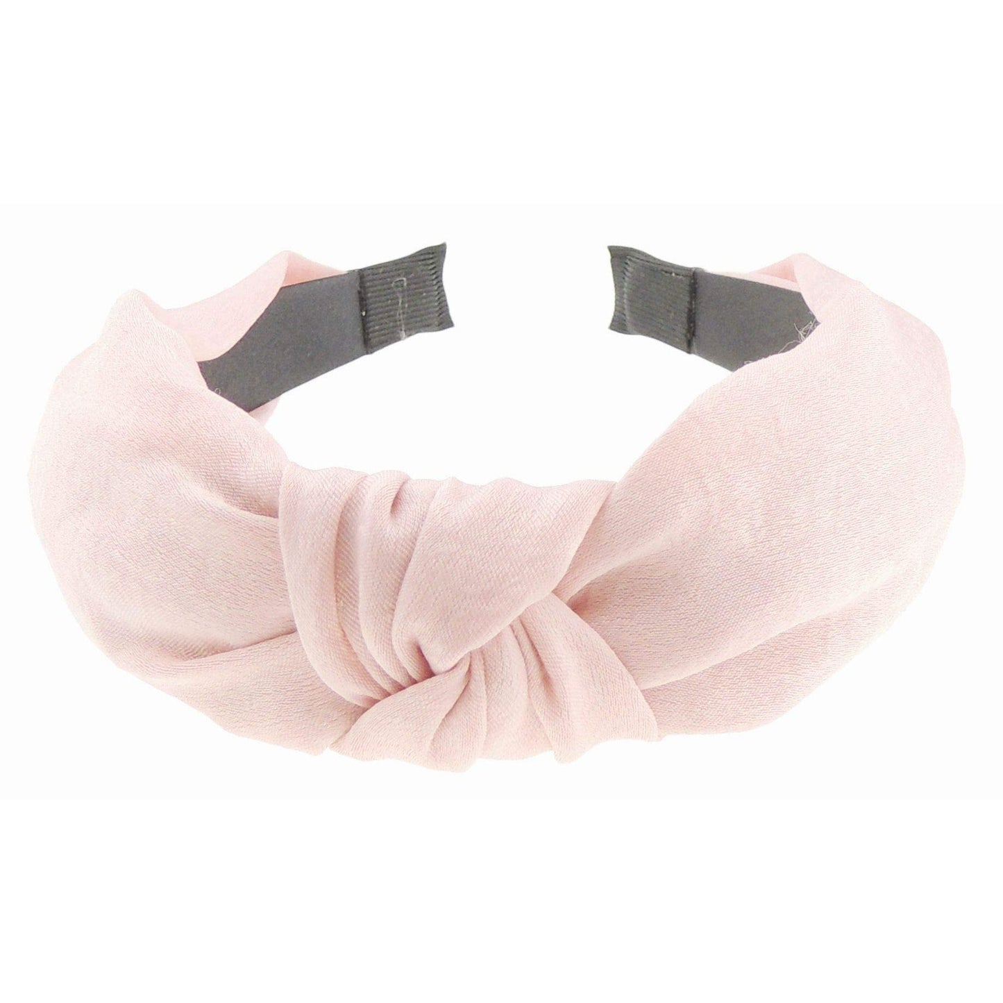Ladies Draped Slinky Silk Look Top Knot Headband Alice Band