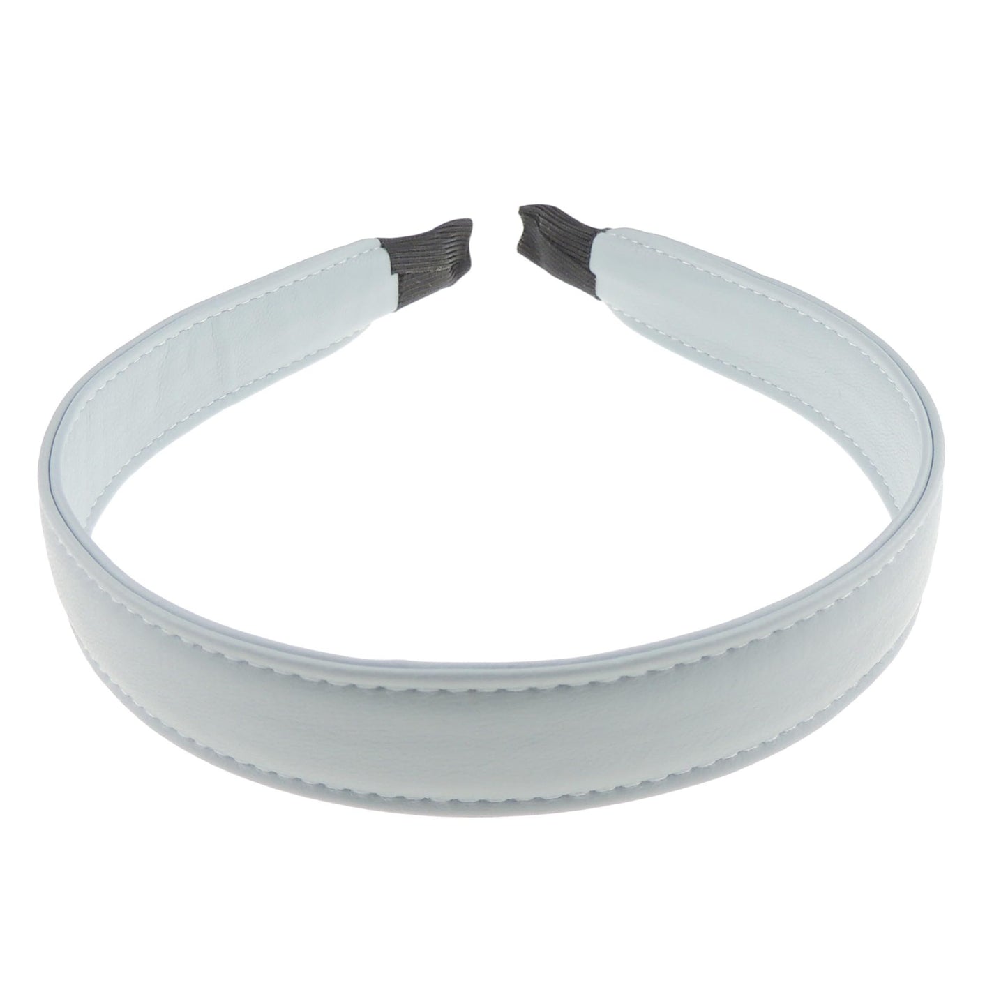 Womens Leather Look Vegan 2cm Stitched Edge Headband Winter Evening Wedding Party Birthday Bridal Christmas Birthday Bridesmaid Alice Band Hair Accessories Hairband
