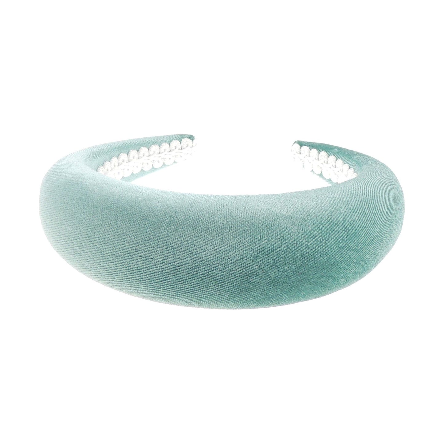 Womens Occasion Wedding Bridal Party Birthday Christmas Evening Wide Thick High Bump Padded Matador Velvet Velour Hair Hairband Headband Alice Band