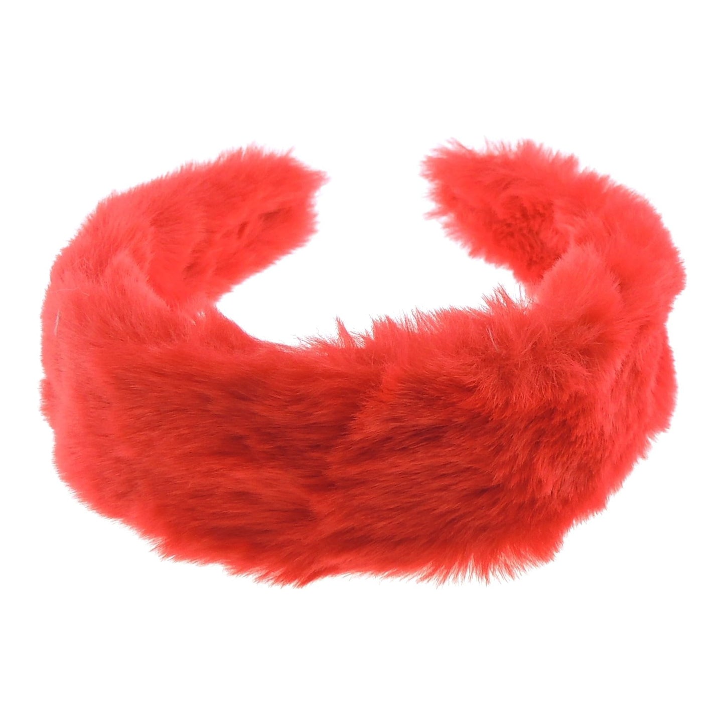 Ladies Wide Soft Faux Fur Fabric Winter Festive Headband Alice Band