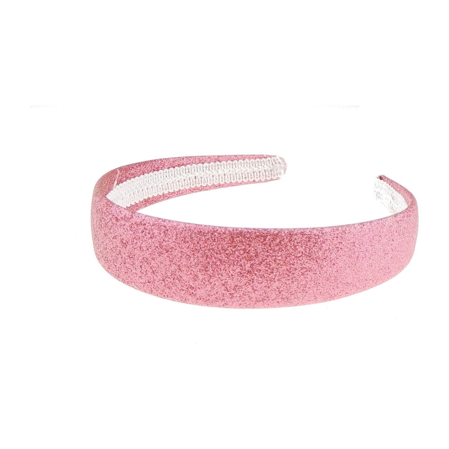 SMALL HEAD WOMEN & GIRLS School Uniform Birthday Party Wedding Flower Girl Special Occasion Hair Accessories Sparkly Glitter 2.5cm Short Long Hair Headband Alice Band Hairband (Silver)