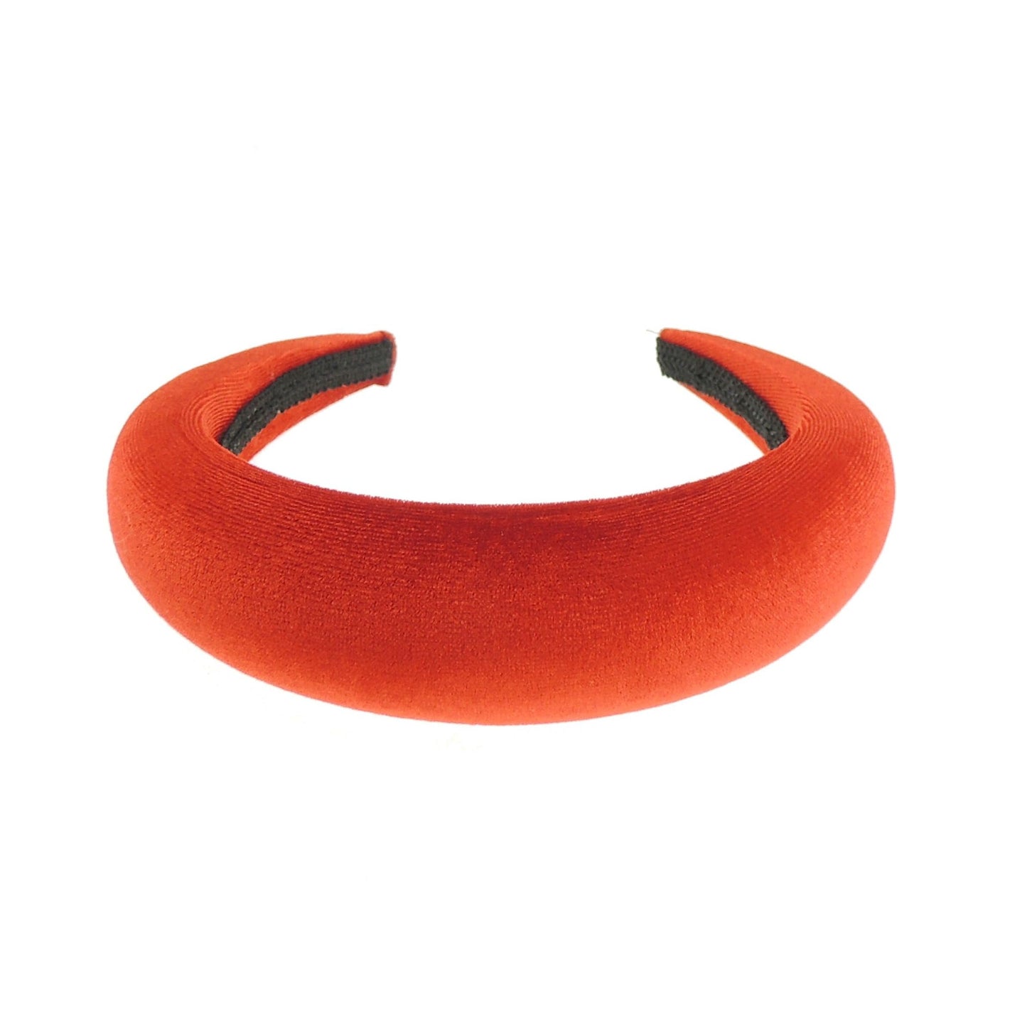 Girls Womens Occasion Wedding Christmas Bridal Evening Wide Thick Puffy Matador High Bump Padded Velvet Hairband Hair Accessories Headband Alice Band
