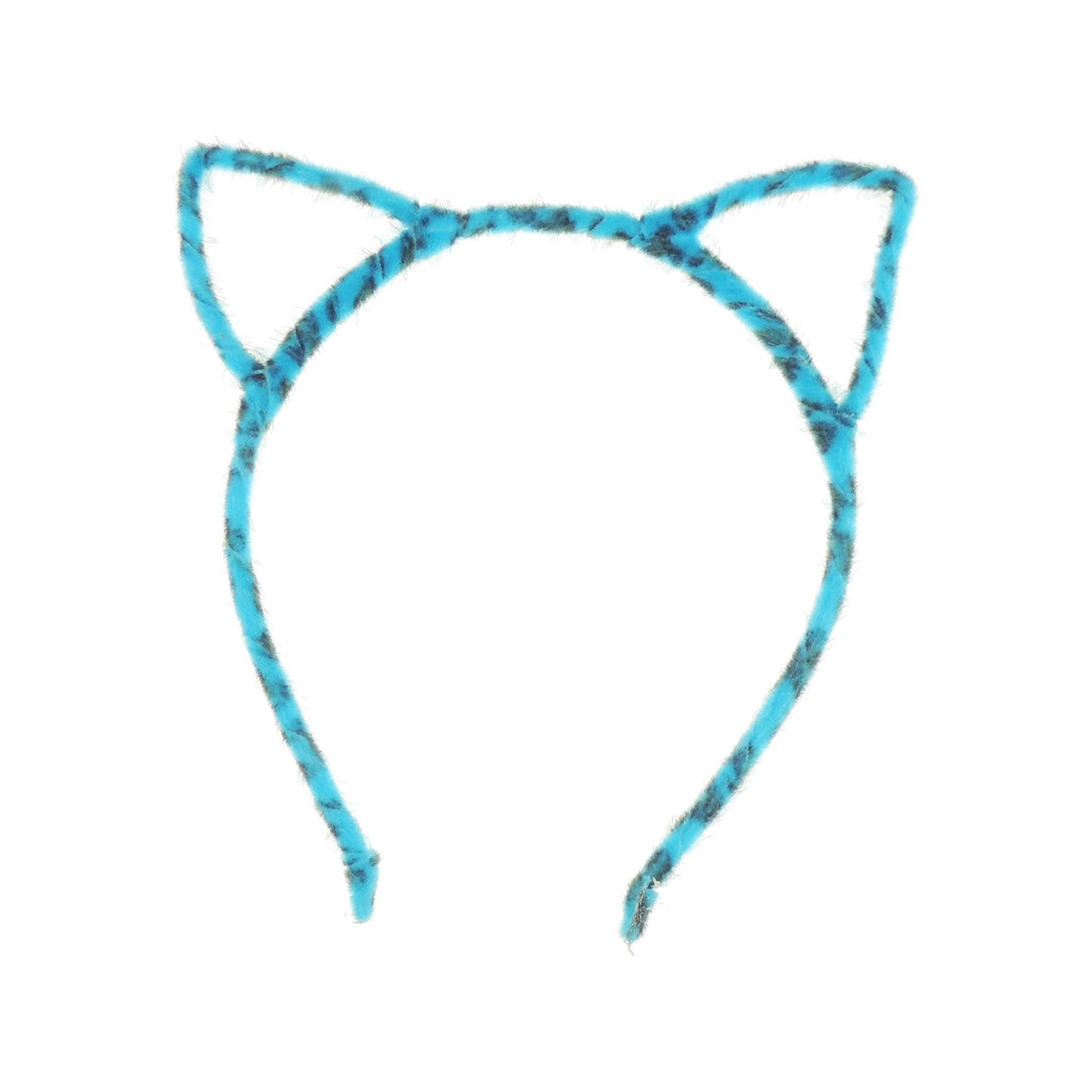 Glamour Girlz Unisex Womens Fuzzy Stencil Animal Cat Ears Narrow Halloween Costume Outfit Party School Play Headband Hair Hoop Accessories Headpiece Alice Band Hairband Deeley Bopper