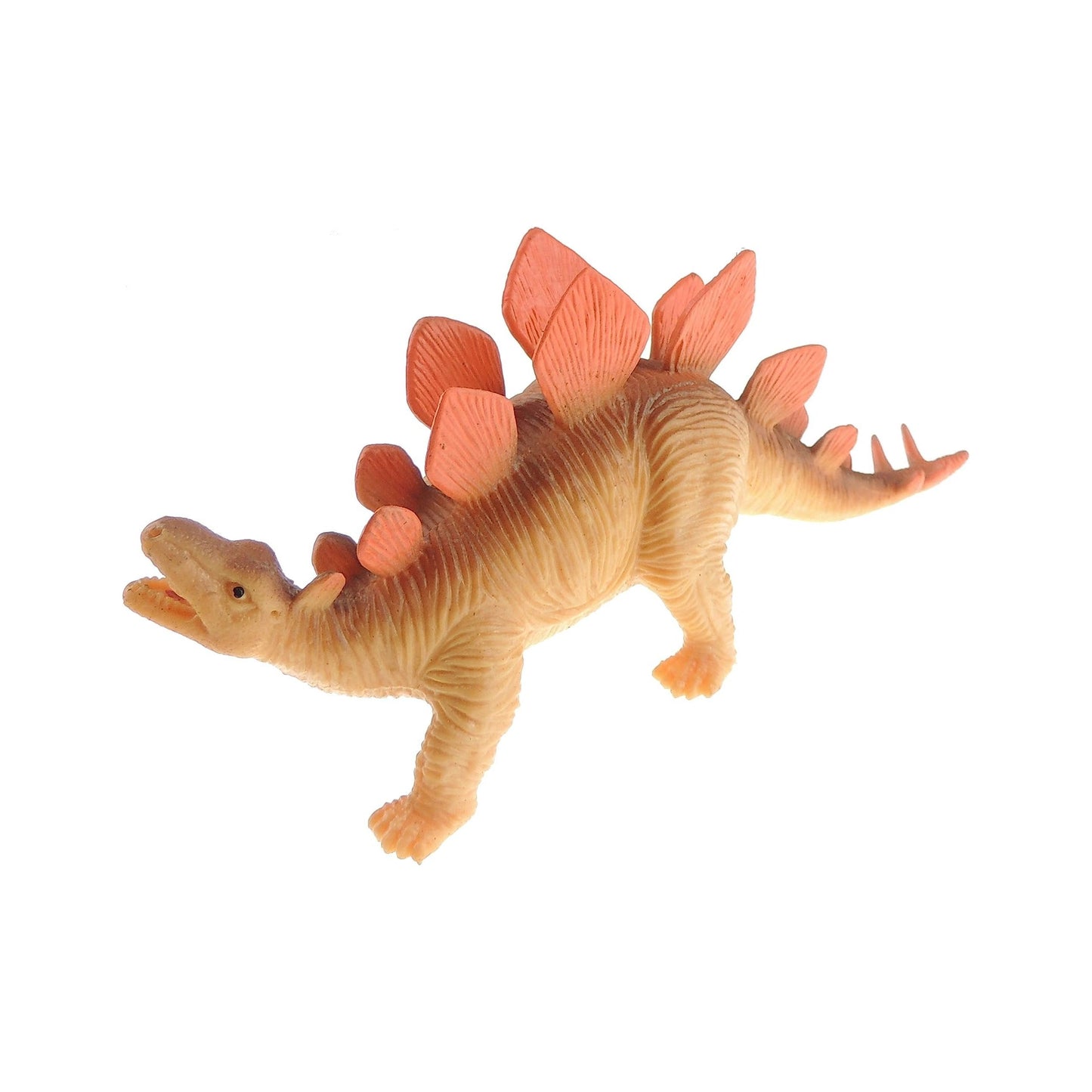Glamour Girlz Kids Childrens Small Stretchy Dinosaur Jurassic Cretaceous Period Stegosaurus Brontosaurus Triceratops T-Rex Lifelike Realistic Play Educational Toy Figures Figurine