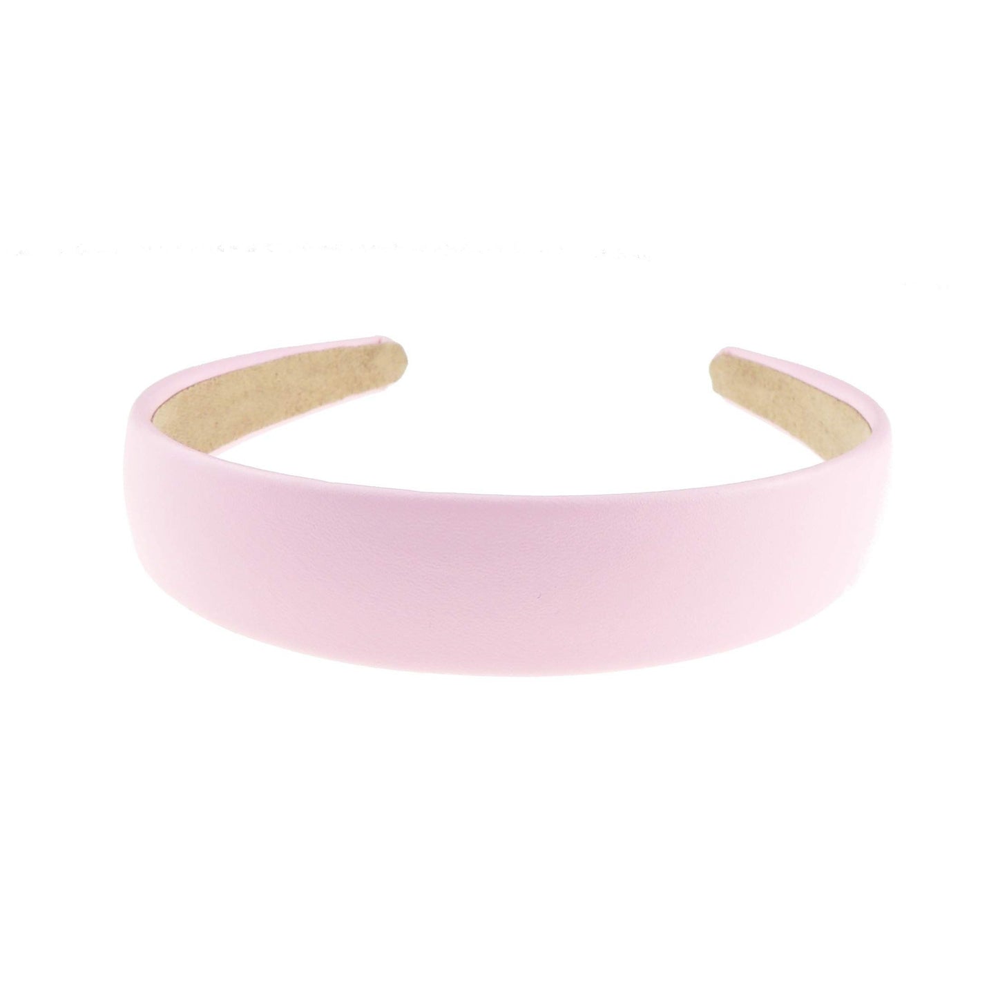 Girls Women (SMALL HEAD) 2.5cm Plain Leather Look Summer Wedding Party Birthday Bridal Headband Alice Band Hair Accessories Hairband Christmas Birthday Bridesmaid