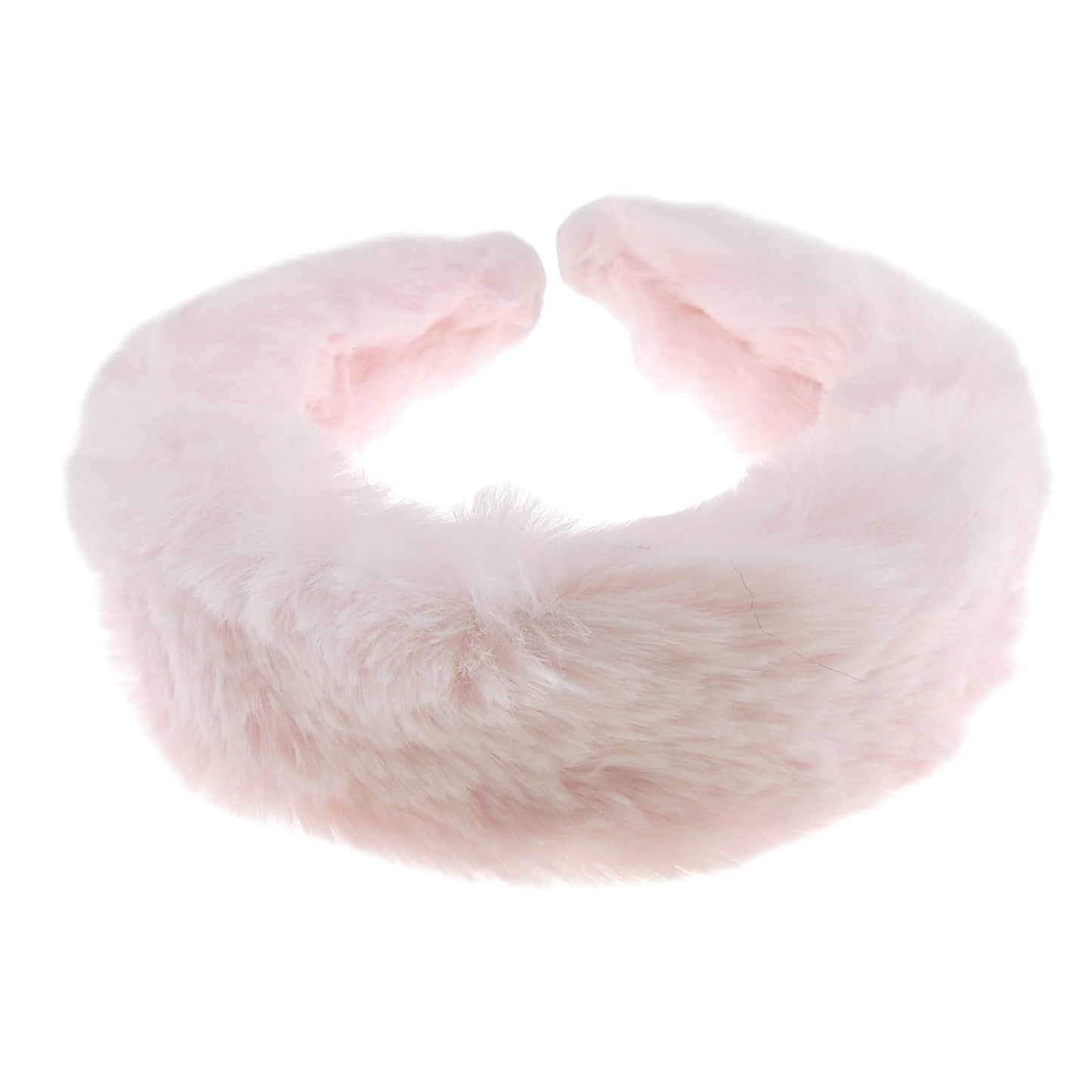 Womens Girls Thick Wide Soft Plush Faux Fur Fabric Boho Vintage Look Winter Christmas Birthday Wedding Bridesmaid Party Headpiece Accessories Hairband Head Hair Headband Alice Band