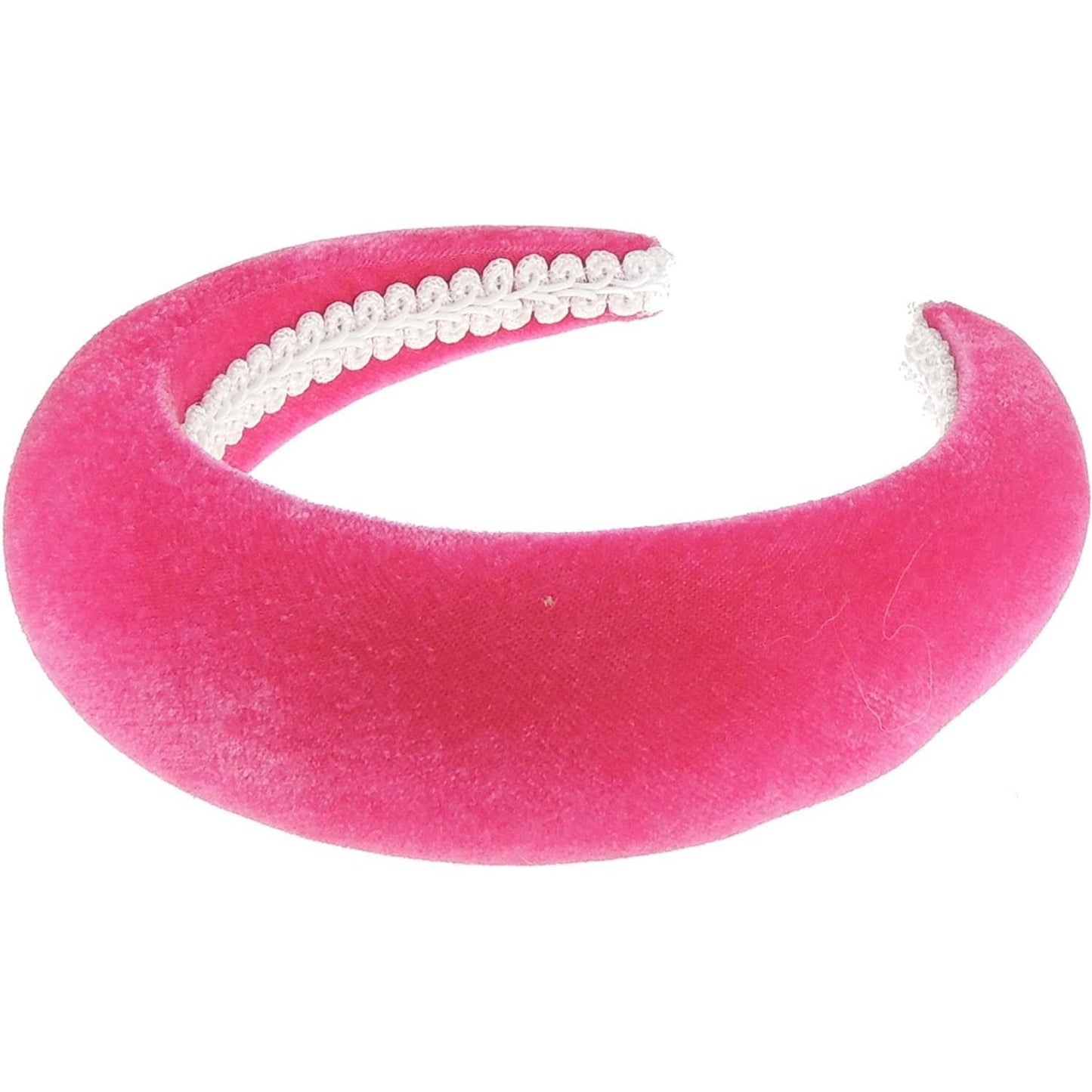 Womens Occasion Wedding Bridal Party Birthday Christmas Evening Wide Thick High Bump Padded Matador Velvet Velour Hair Hairband Headband Alice Band