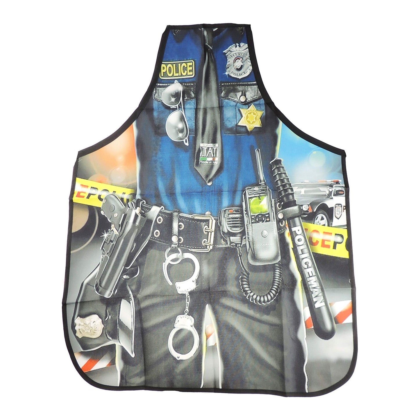 Glamour Girlz Mens Womens Chef Kitchen Cooking Baking BBQ Rude Joke Naughty Funny Novelty Present Stag Do Party Gift Pinny Pinafore Apron Birthday Christmas Police Man Officer