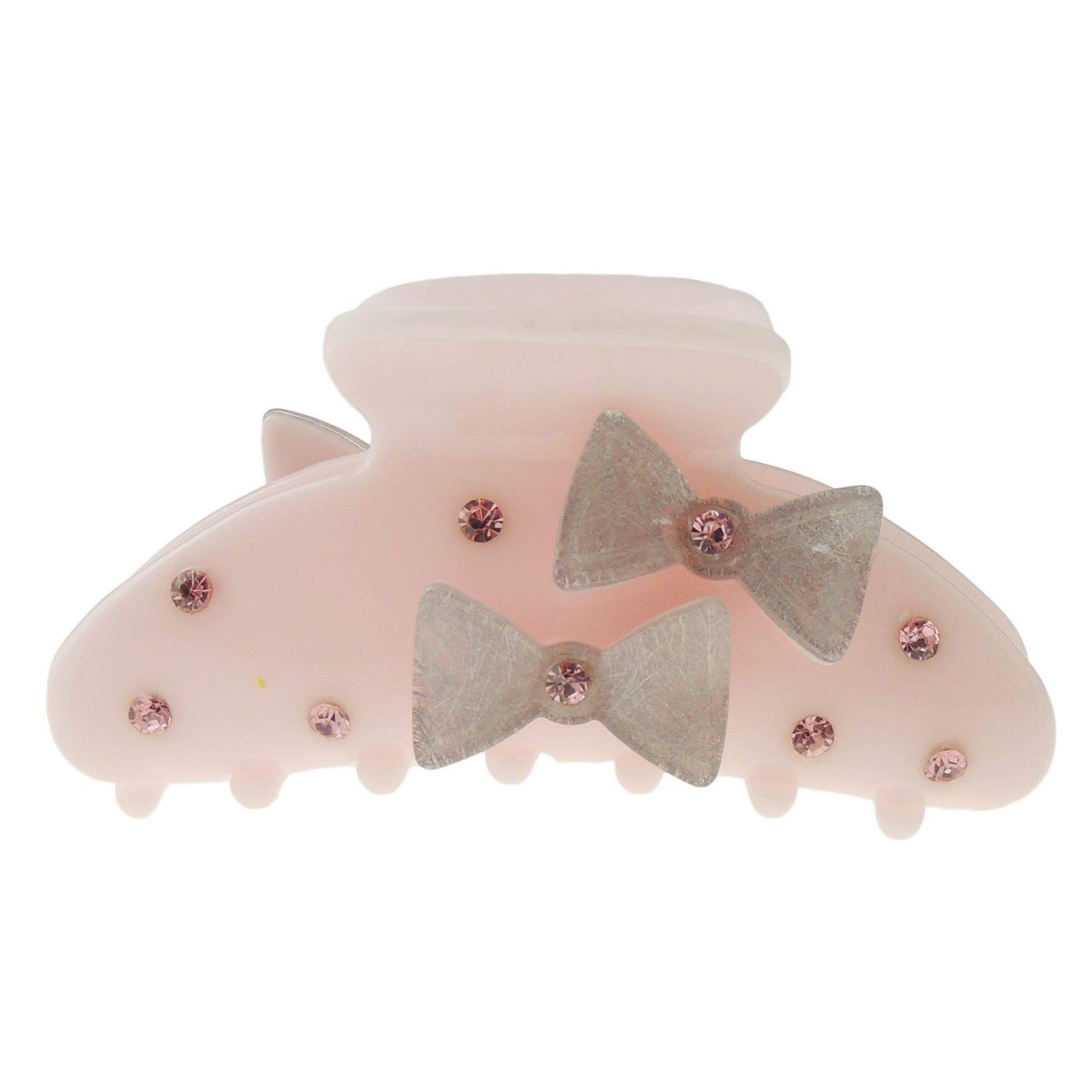 Sparkly Women Girls Crystal Diamante Rhinestone Jeweled Gems Wave Jaw Clip Octopus Clamp Grip Bridal Wedding Party Styling Fine Thin Hair Accessories Butterfly Claw 3D Bows