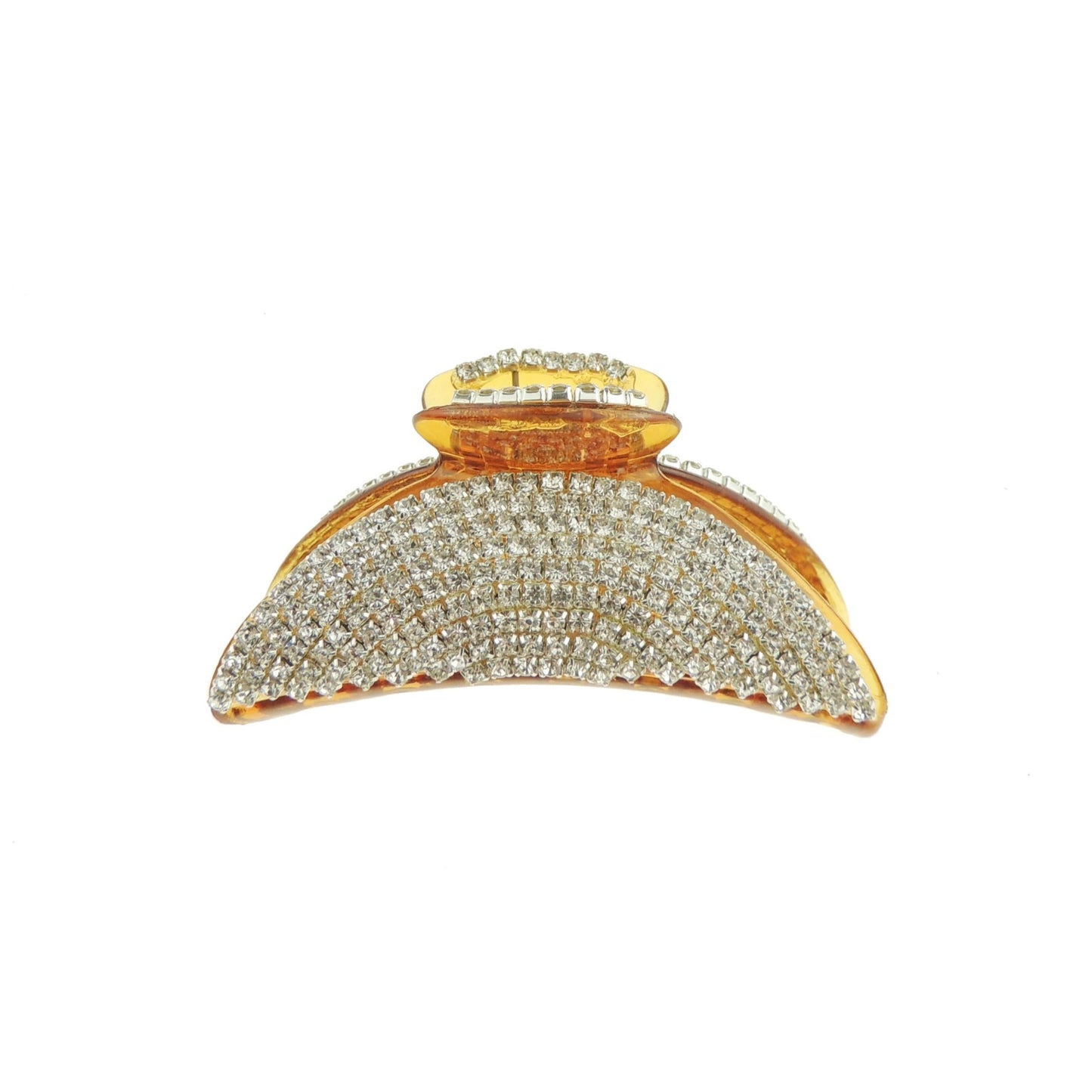 Extra Sparkly Women Girls Crystal Diamante Rhinestone Gems Wave Jaw Clip Octopus Clamp Grip Bridal Wedding Party Fine Thin Medium Short Styling Hair Butterfly Claw Sunset