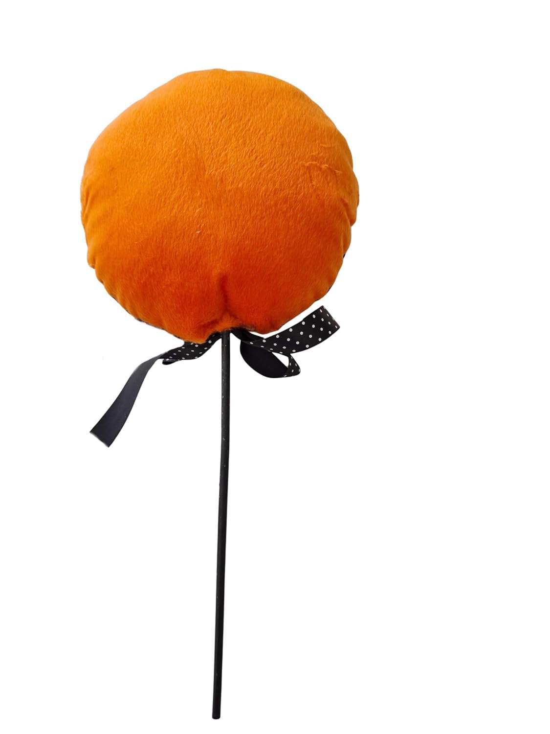 Halloween Velvet Candy Floral Spray Orange & Black Sequin 40cm