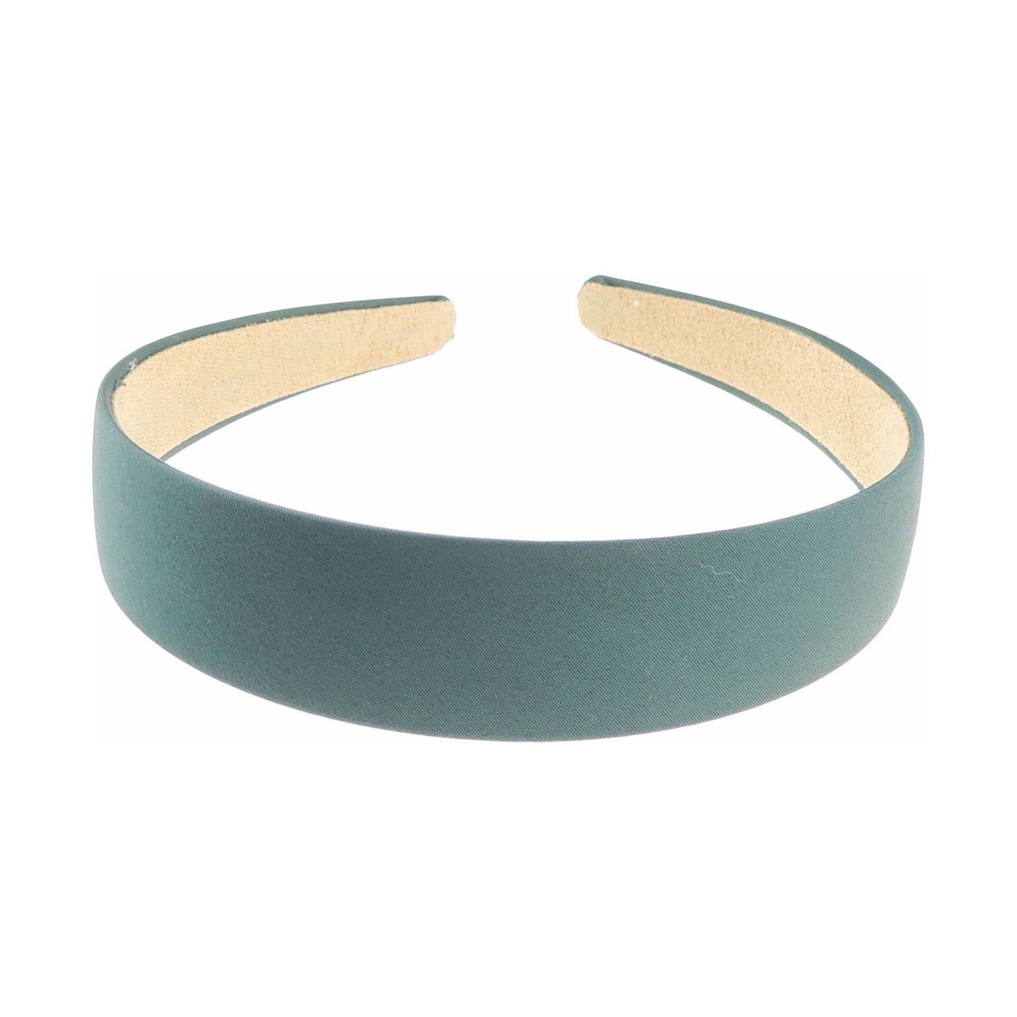 GIRLS School Uniform Birthday Party Wedding Flower Girl Special Occasion Hair Accessories Plain Satin 2.5cm Short Long Hair Headband Alice Band Hairband (Teal)