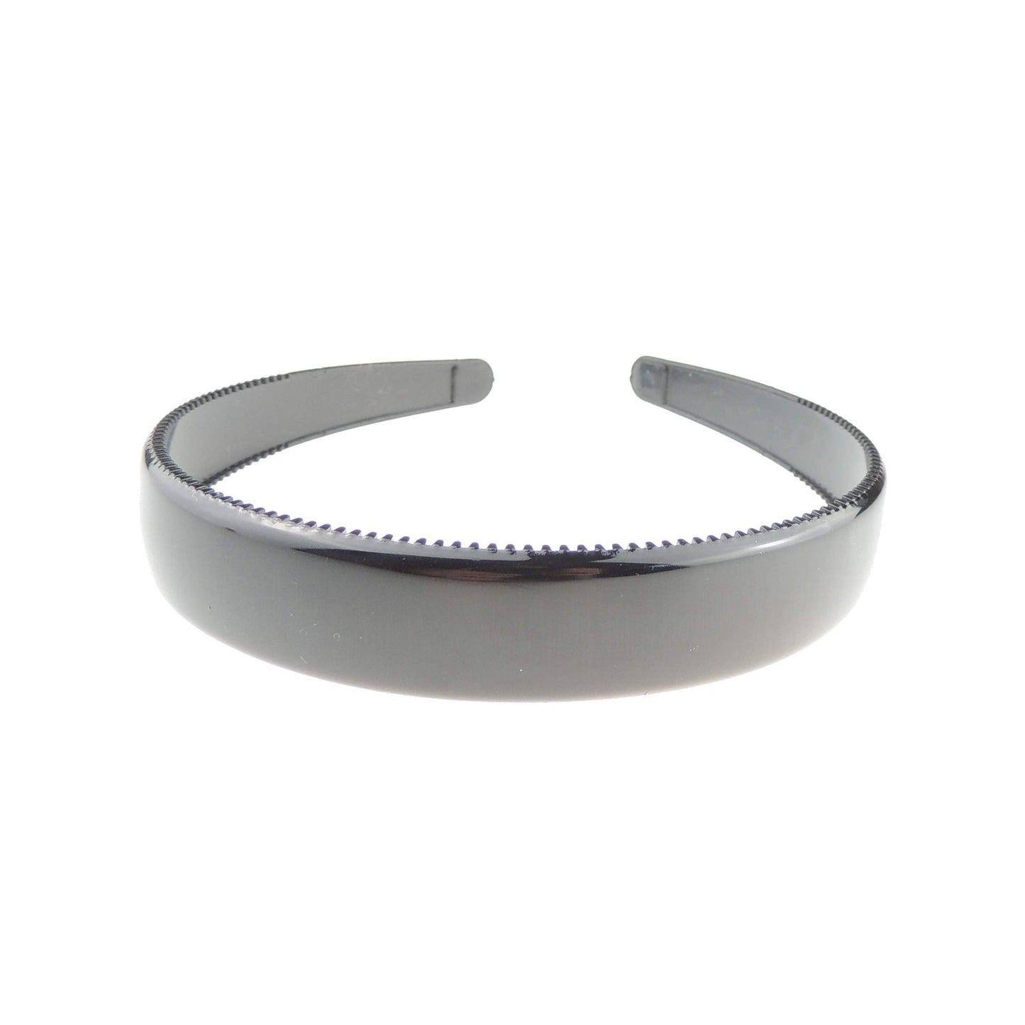 GIRLS SMALL HEAD LADIES School Uniform Birthday Party Hair Accessories Basic Plain Plastic Teeth Stencil Short Long Hair Headband Alice Band Hairband 2cm Black
