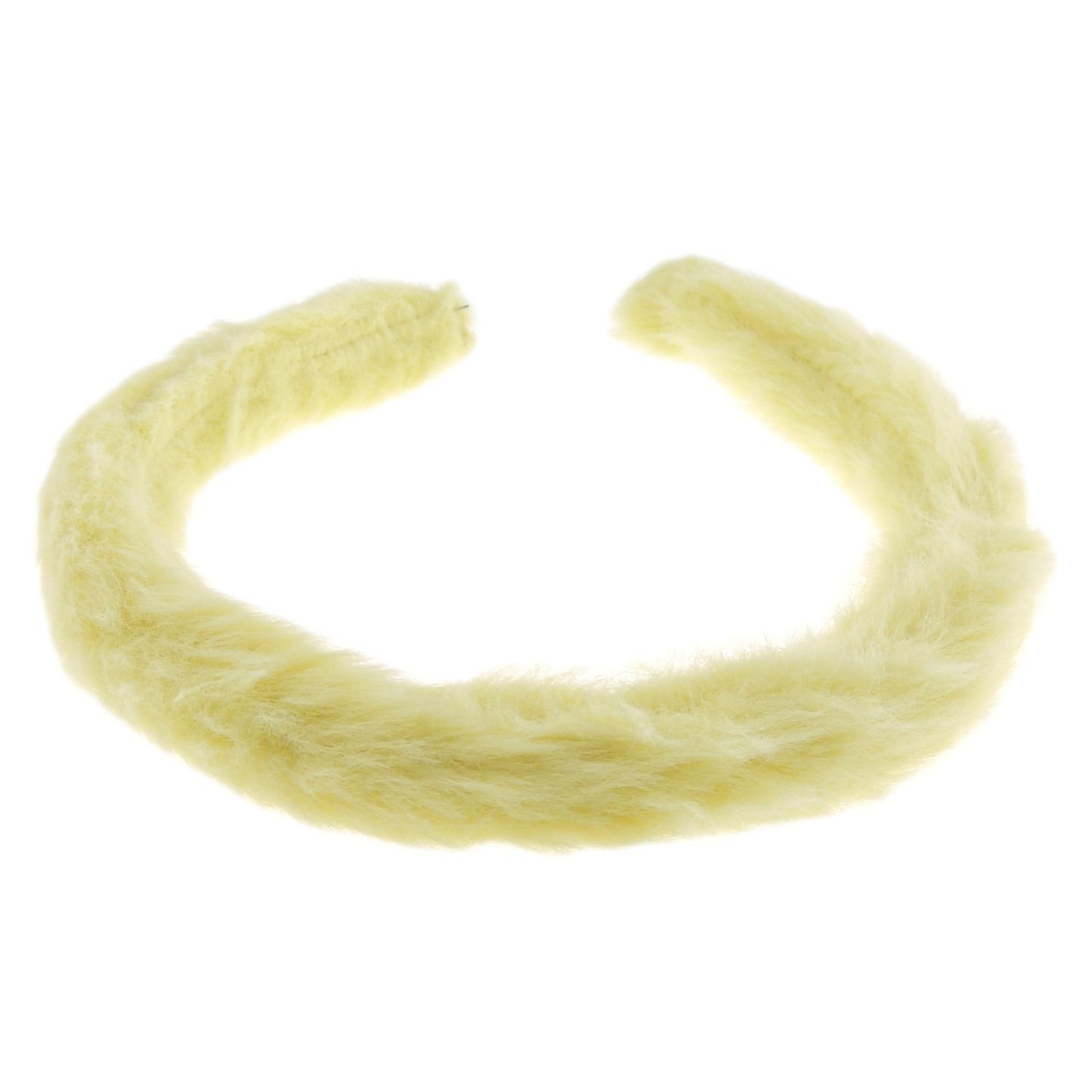 Womens Narrow Thin Soft Plush Faux Fur Fabric Boho Winter Christmas Birthday Wedding Bridesmaid Party Headpiece Hair Head Headband Alice Band