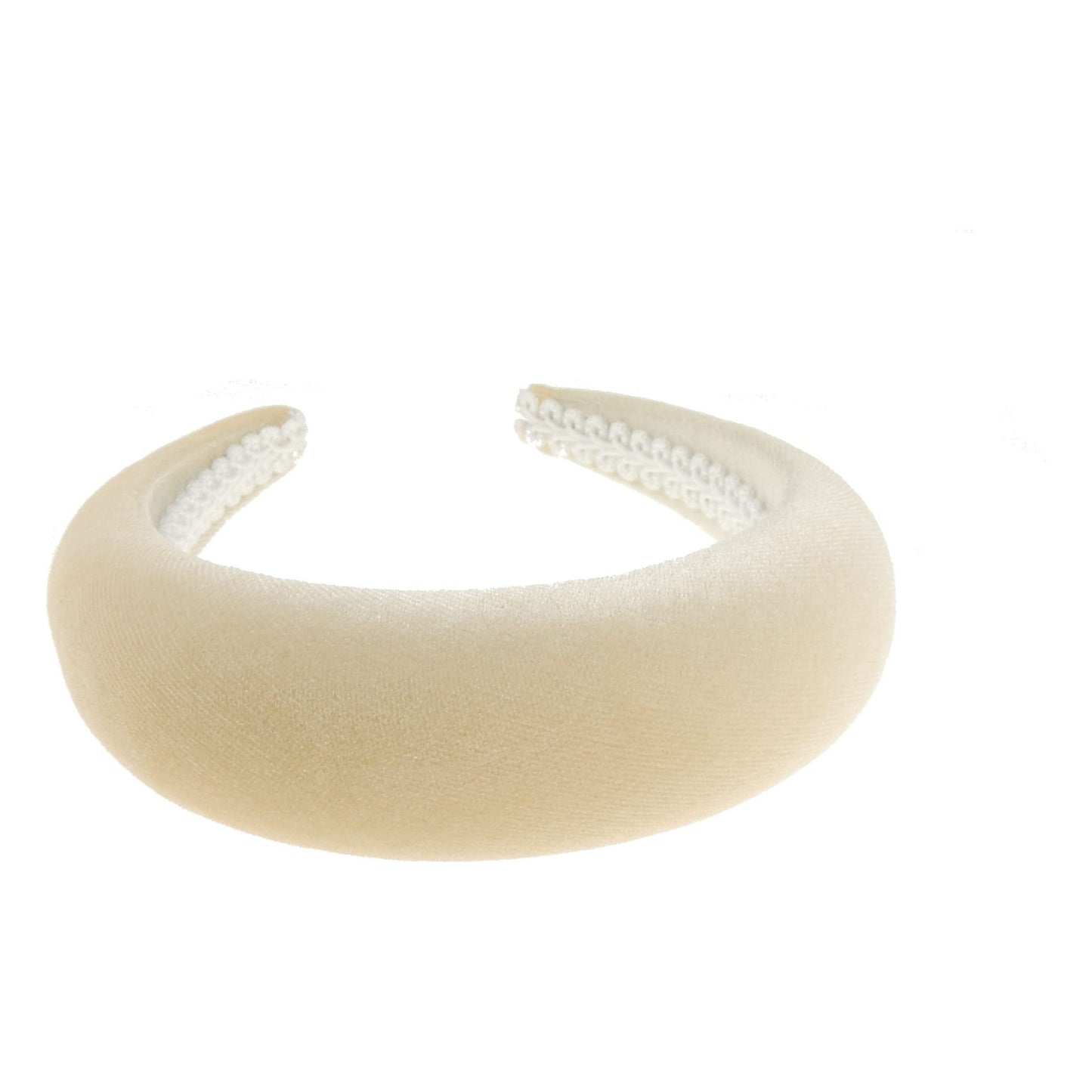 Womens Occasion Wedding Bridal Party Birthday Christmas Evening Wide Thick High Bump Padded Matador Velvet Velour Hair Hairband Headband Alice Band