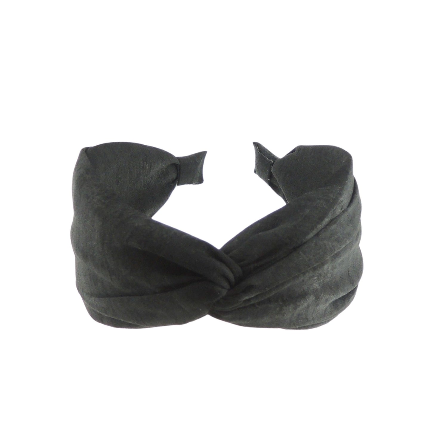 Womens Girls Knotted Top Knot Twist Twisted Turban Fabric Summer Accessory Wedding Guest Headpiece Formal Dance Party Birthday Silk Look Headband Hair Alice Band