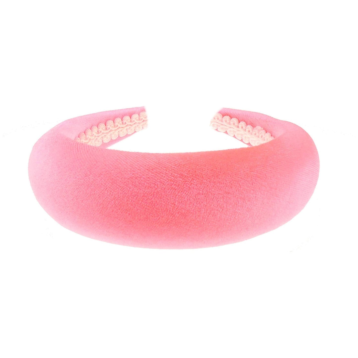 Womens Occasion Wedding Bridal Party Birthday Christmas Evening Wide Thick High Bump Padded Matador Velvet Velour Hair Hairband Headband Alice Band