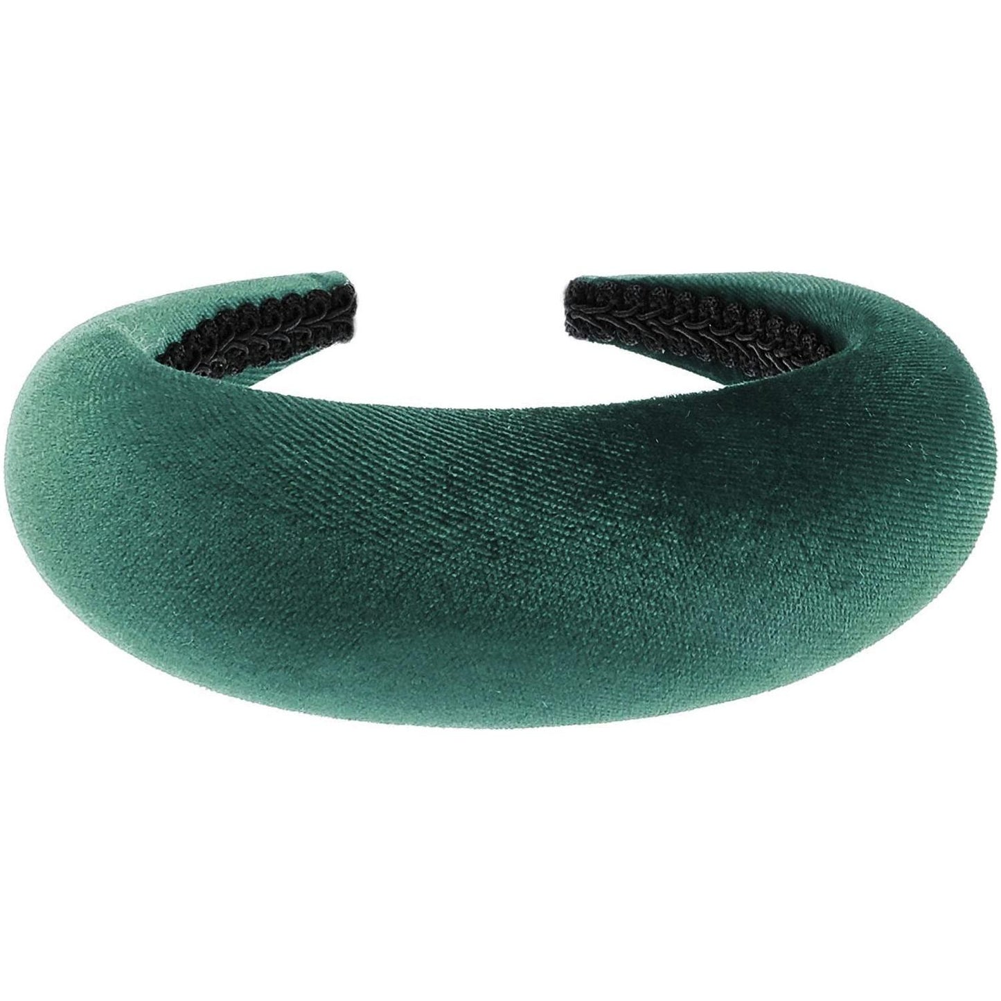 Womens Occasion Wedding Bridal Party Birthday Christmas Evening Wide Thick High Bump Padded Matador Velvet Velour Hair Hairband Headband Alice Band