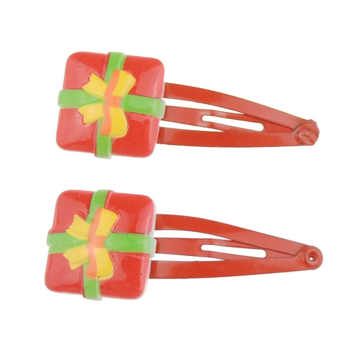 Girls Womens Toddler Baby Kids Christmas Snowman Santa School Clips Barrettes Bobbles Accessories Hair Sectioning Fine Thick Grips Slides Grips Clips Sleepies Snap Bendies SET of 2