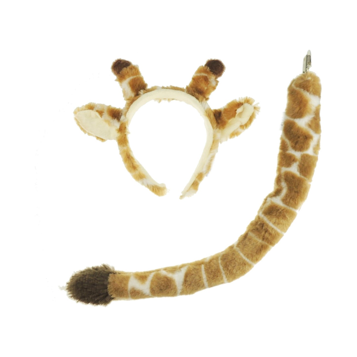 Glamour Girlz Cute Plush Faux Fur Fancy Dress Up Party Role School Play Cosplay Costume Christmas Halloween Deely Deeley Bopper Animal Headband Hairband Hair Alice Band Ears & Tail Set