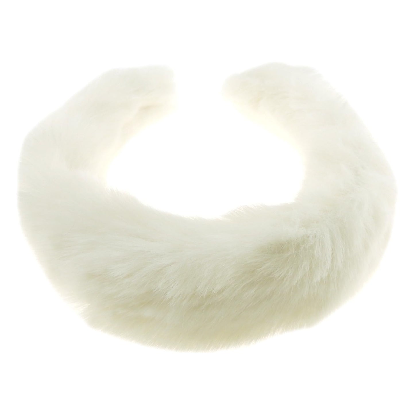 Ladies Wide Soft Faux Fur Fabric Winter Festive Headband Alice Band
