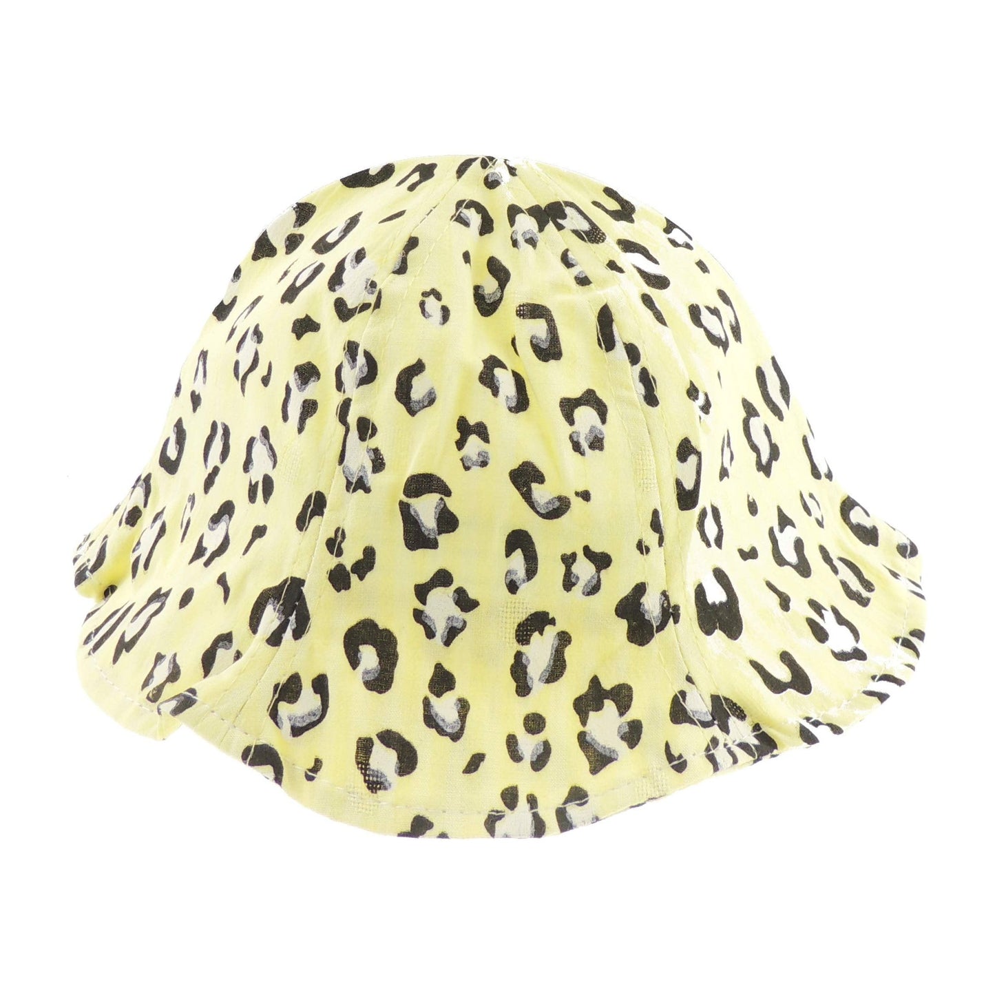 Cute Baby Girls Boys Babies Infant Toddler Newborn Childrens Leopard Animal Cat Print Cotton Sun Hat Beach Bonnet Fisherman Protection Boonie Bush Bucket Beanie Cloche 6-18 Months (White)