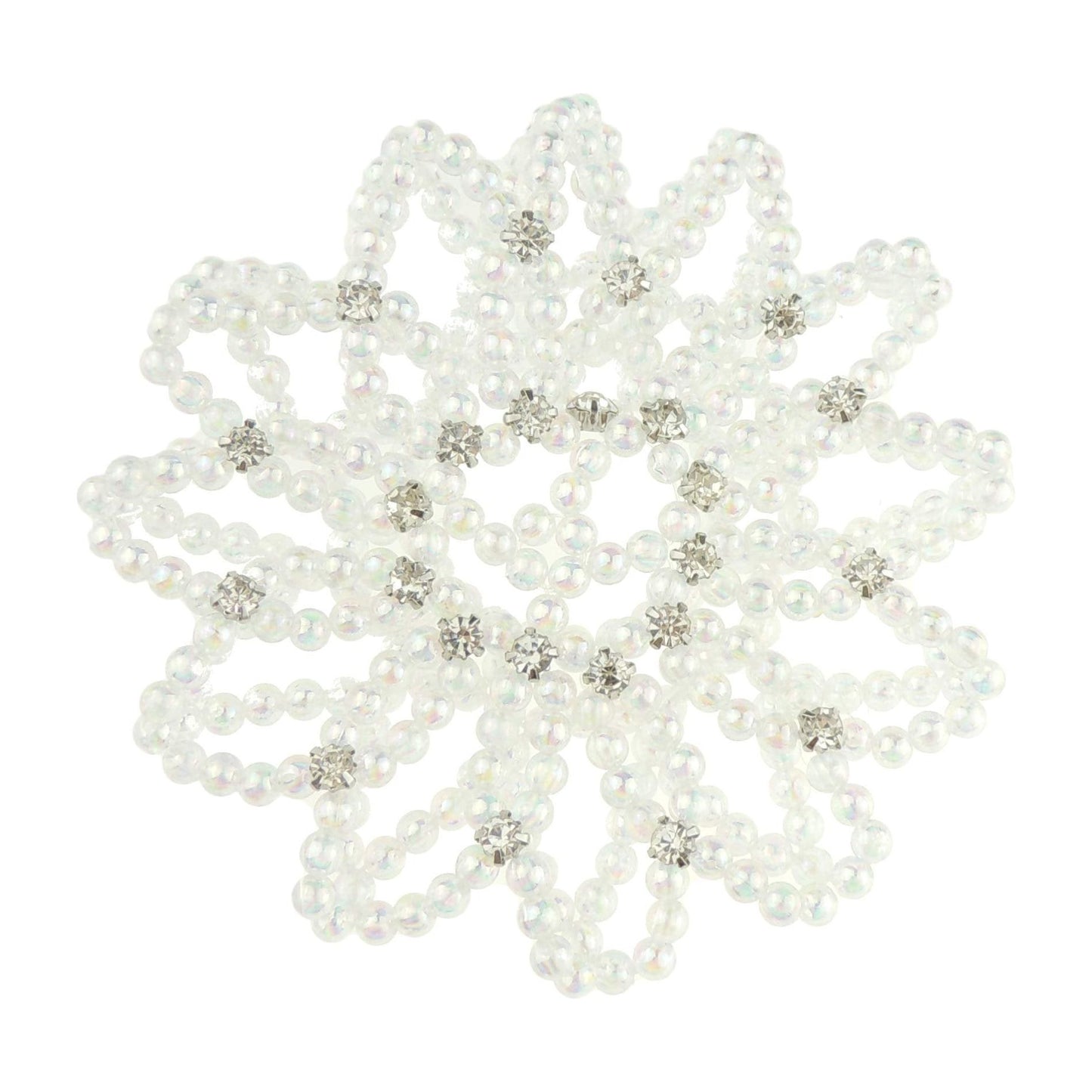 Womens Kids Children Girls Dance Ballerina Recital Ballet Crystal Rhinestone Diamante Princess Ballet Recital Dance Hair Jewelery Accessories Bun Snood Net Holder Faux Pearl