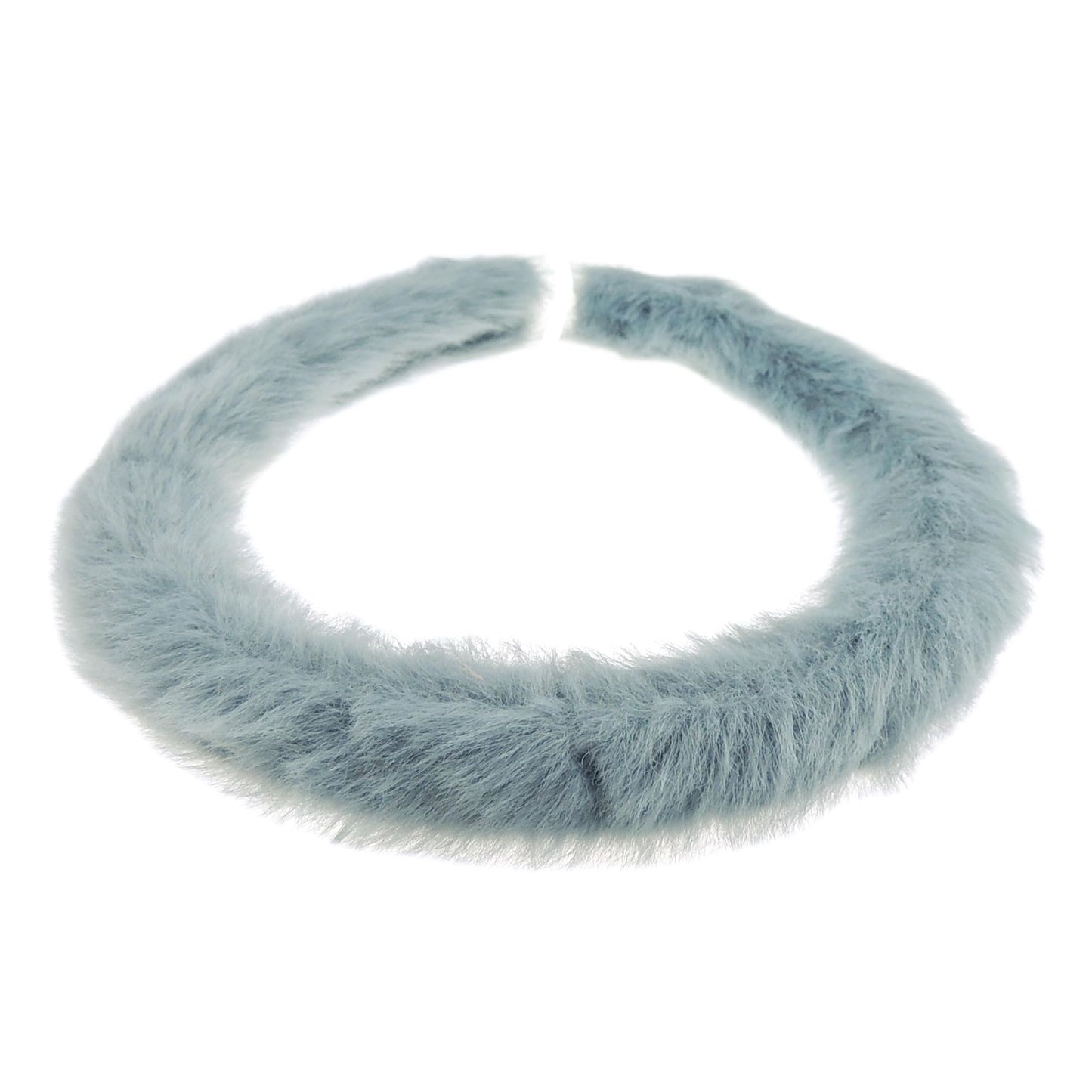 Womens Narrow Thin Soft Plush Faux Fur Fabric Boho Winter Christmas Birthday Wedding Bridesmaid Party Headpiece Hair Head Headband Alice Band