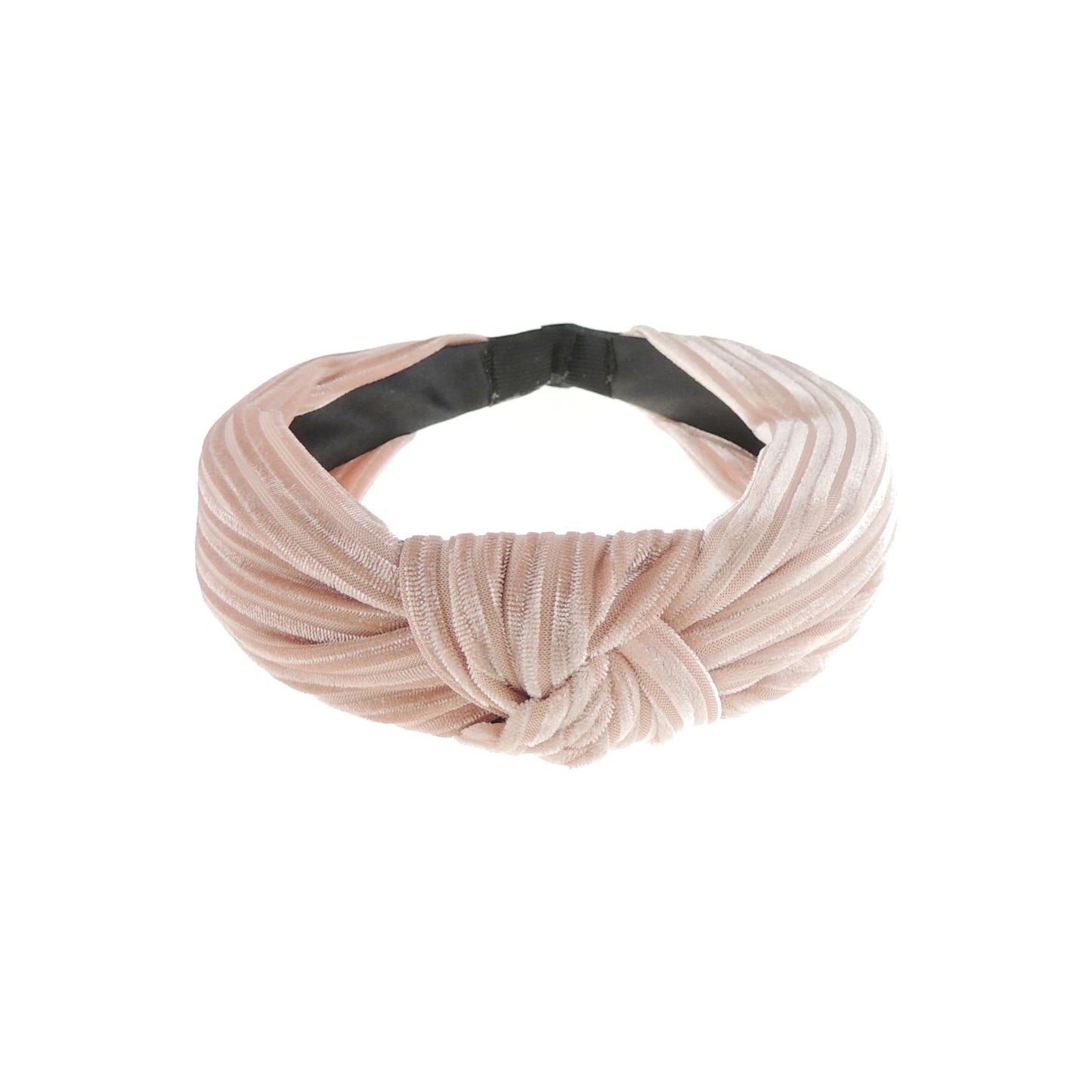 Velvet Evening Top Knot Knotted Twist Twisted Turban Formal Boho Vintage Headband Alice Band Women Hair Accessories Hairband Christmas Birthday Wedding Bridesmaid Party Pin Stripe