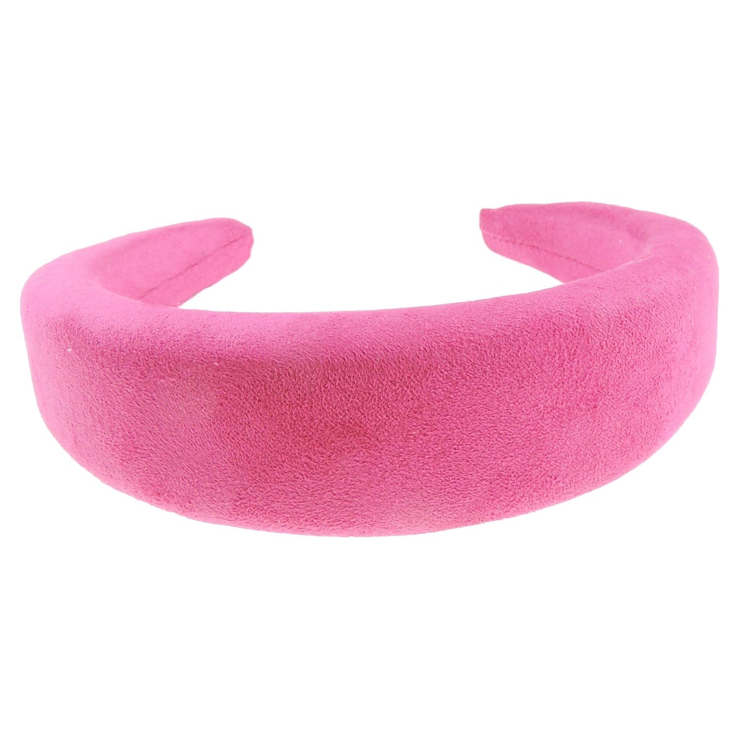 Womens Suede Look Matador Occasion Wedding Bridal Party Birthday Christmas Evening Wide 4cm Bump Padded Hair Hairband Accessories Headband Alice Band