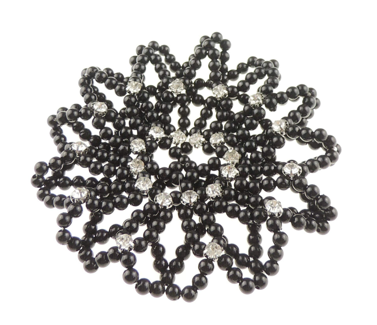 Womens Kids Children Girls Dance Ballerina Recital Ballet Crystal Rhinestone Diamante Princess Ballet Recital Dance Hair Jewelery Accessories Bun Snood Net Holder Faux Pearl