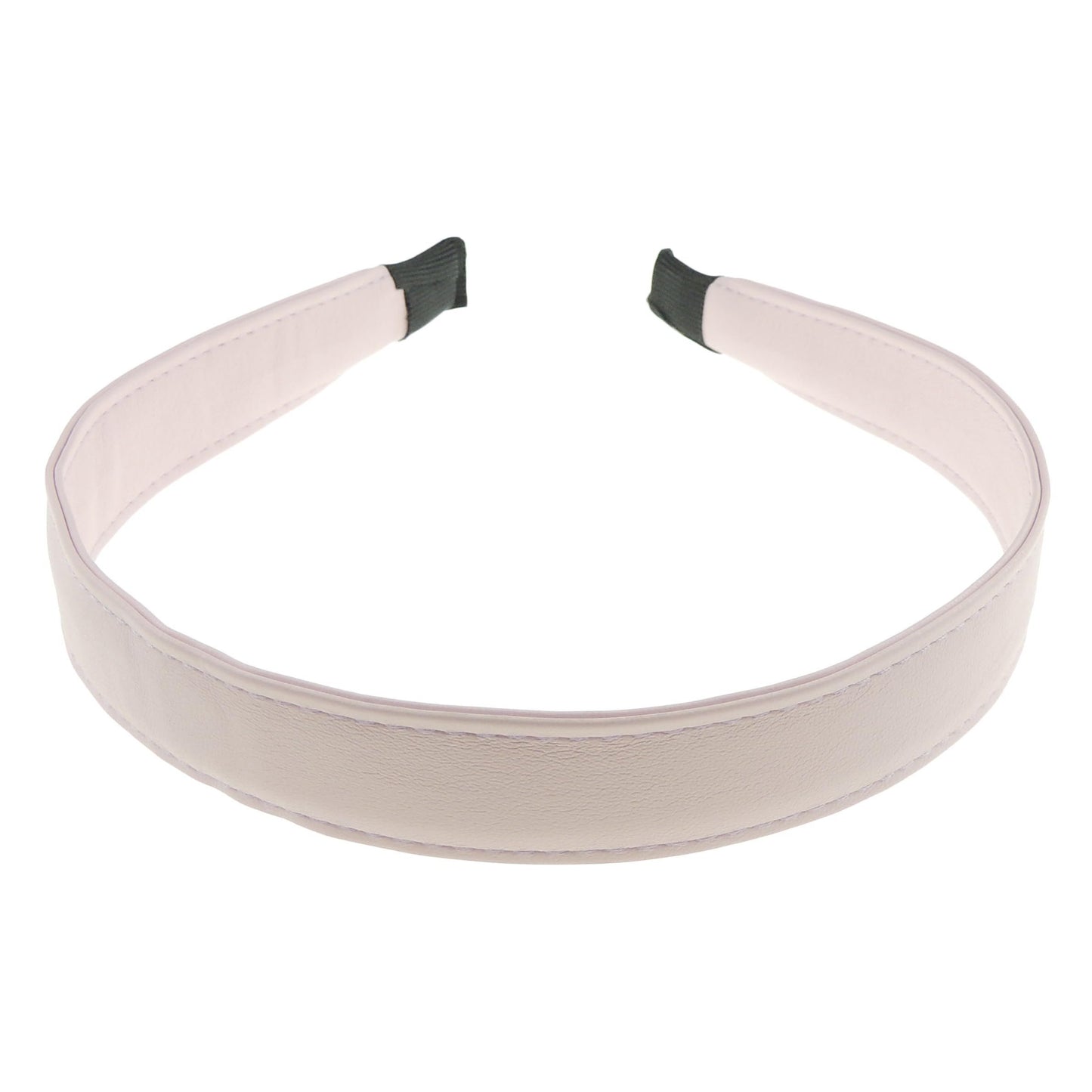 Womens Leather Look Vegan 2cm Stitched Edge Headband Winter Evening Wedding Party Birthday Bridal Christmas Birthday Bridesmaid Alice Band Hair Accessories Hairband
