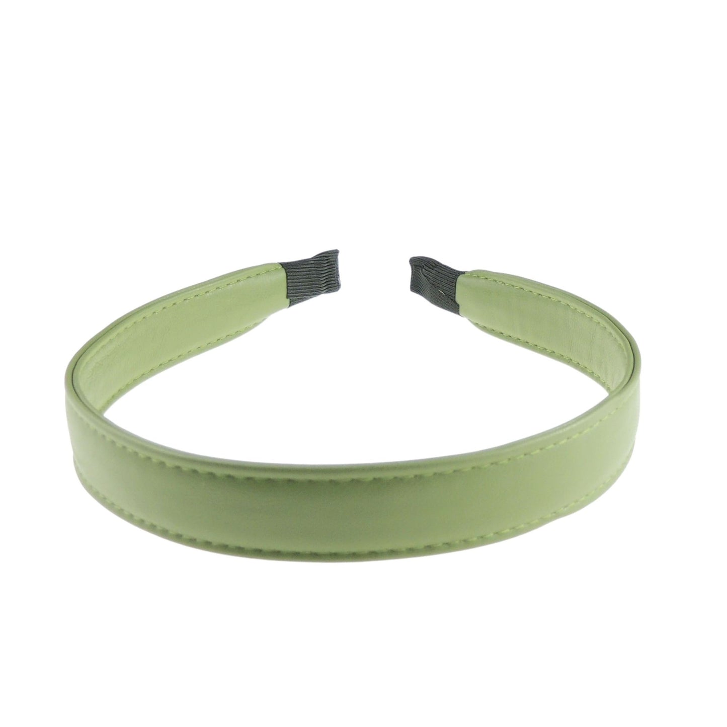 Womens Leather Look Vegan 2cm Stitched Edge Headband Winter Evening Wedding Party Birthday Bridal Christmas Birthday Bridesmaid Alice Band Hair Accessories Hairband
