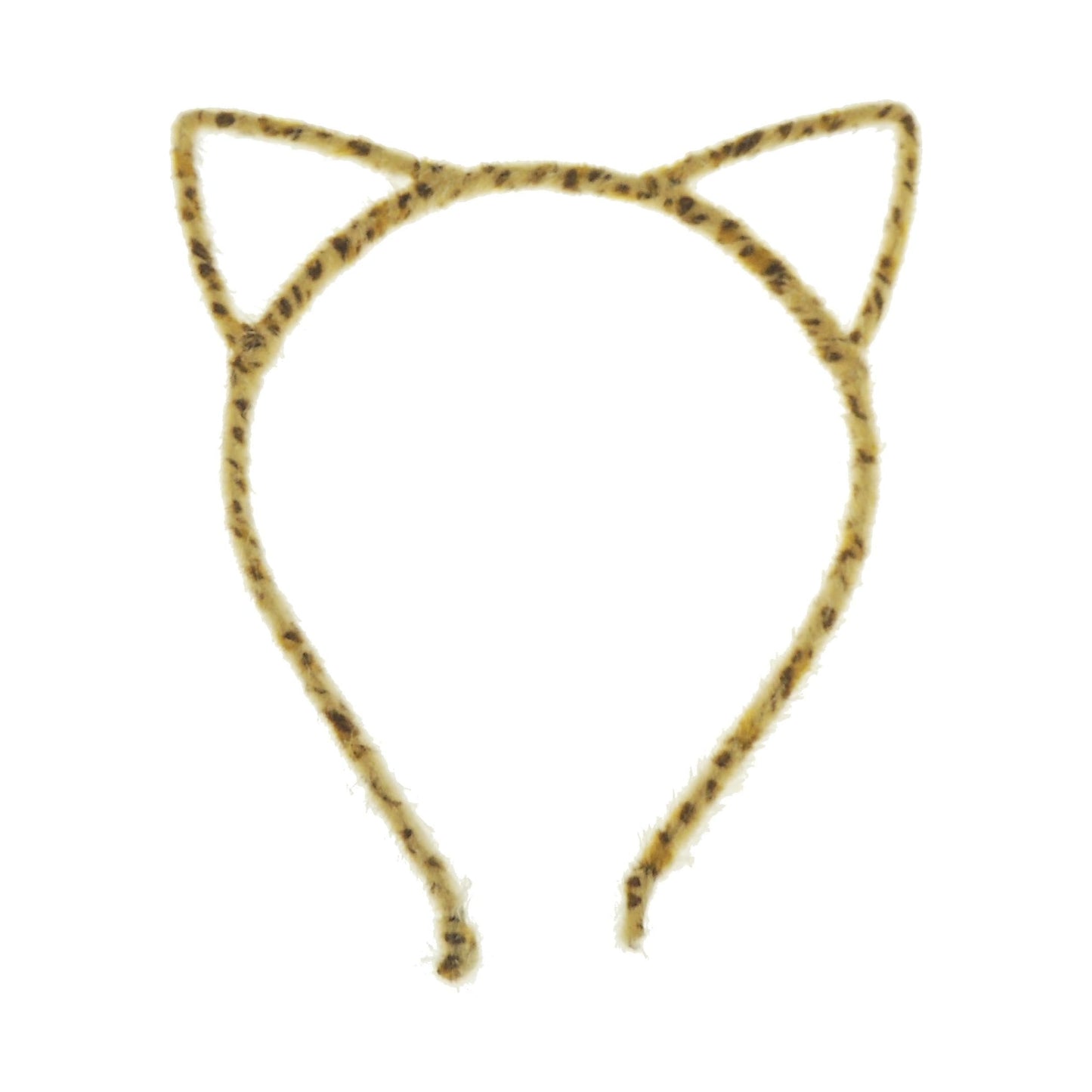 Glamour Girlz Unisex Womens Fuzzy Stencil Animal Cat Ears Narrow Halloween Costume Outfit Party School Play Headband Hair Hoop Accessories Headpiece Alice Band Hairband Deeley Bopper