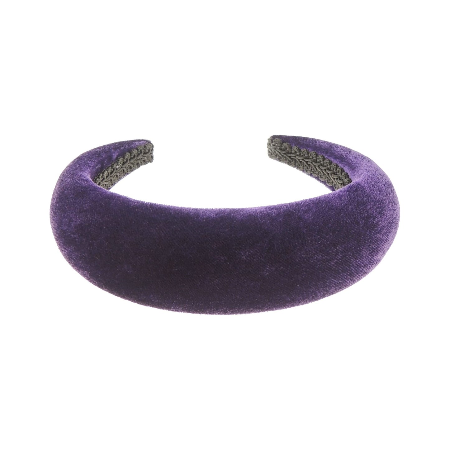 Womens Occasion Wedding Bridal Party Birthday Christmas Evening Wide Thick High Bump Padded Matador Velvet Velour Hair Hairband Headband Alice Band