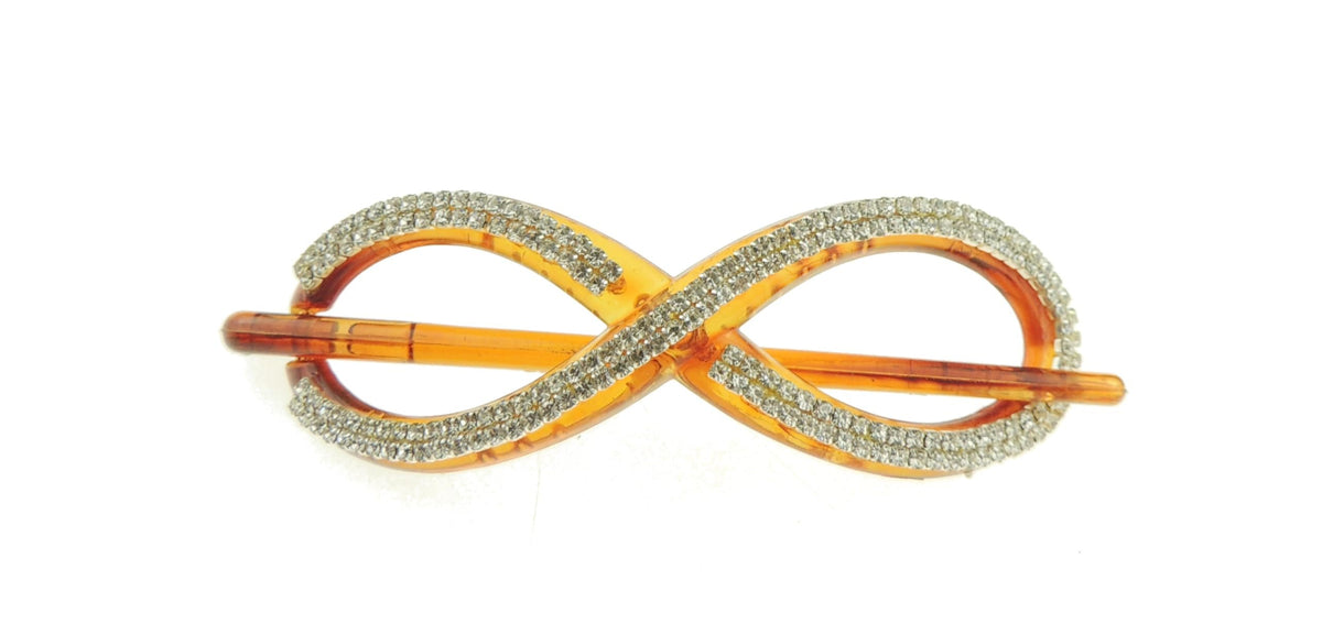 Womens Girls Work Bridal Wedding Party Bridesmaid Styling Hair Accessories Pins Bun Holder Christmas Brooch Hairpin Slide Jewelry Updo Chopsticks Stick Plastic Infinity Oval Crystal
